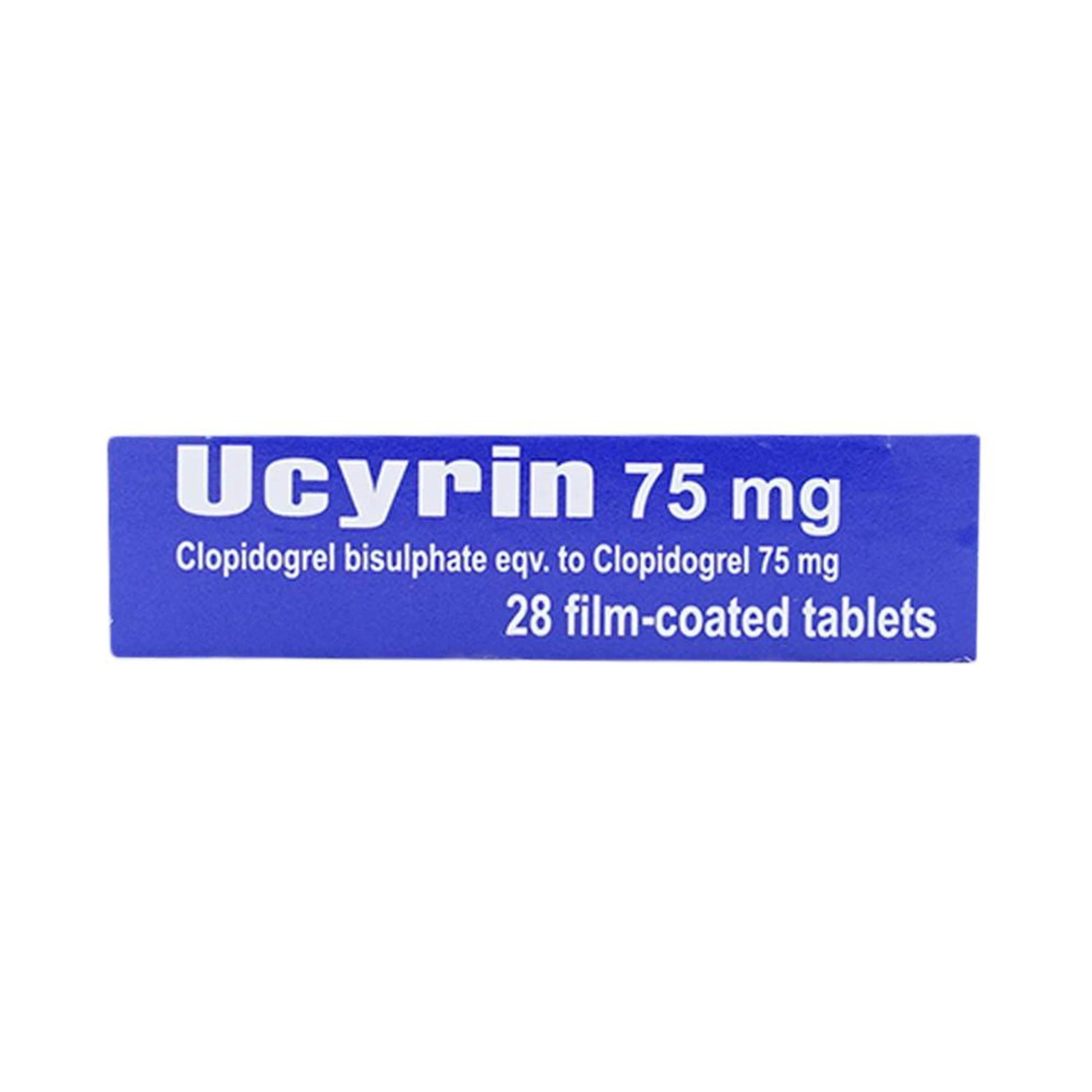 Thuốc Ucyrin 75mg Lesvi giảm những biến cố xơ vữa động mạch (2 vỉ x 14 viên)