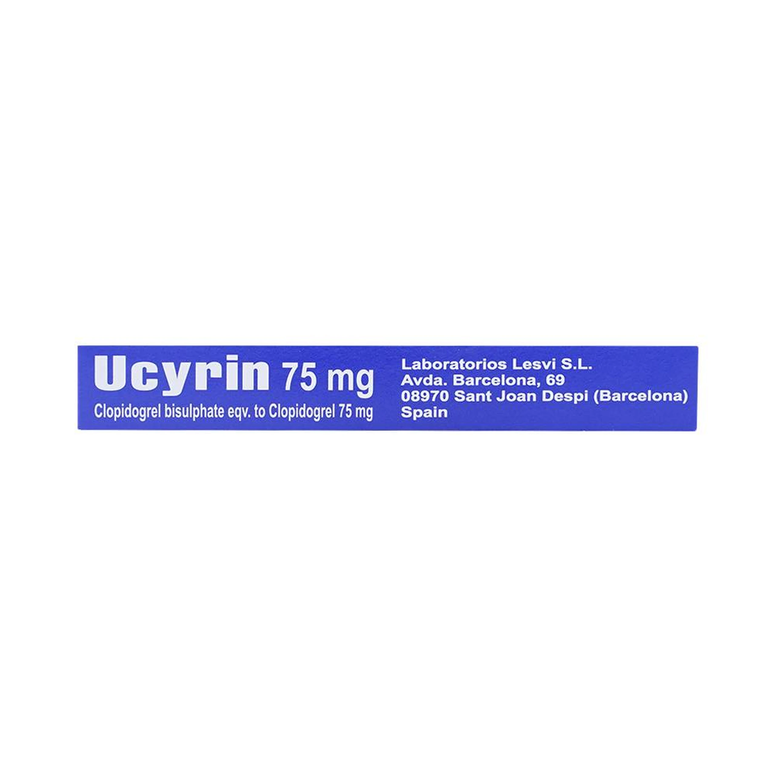 Thuốc Ucyrin 75mg Lesvi giảm những biến cố xơ vữa động mạch (2 vỉ x 14 viên)
