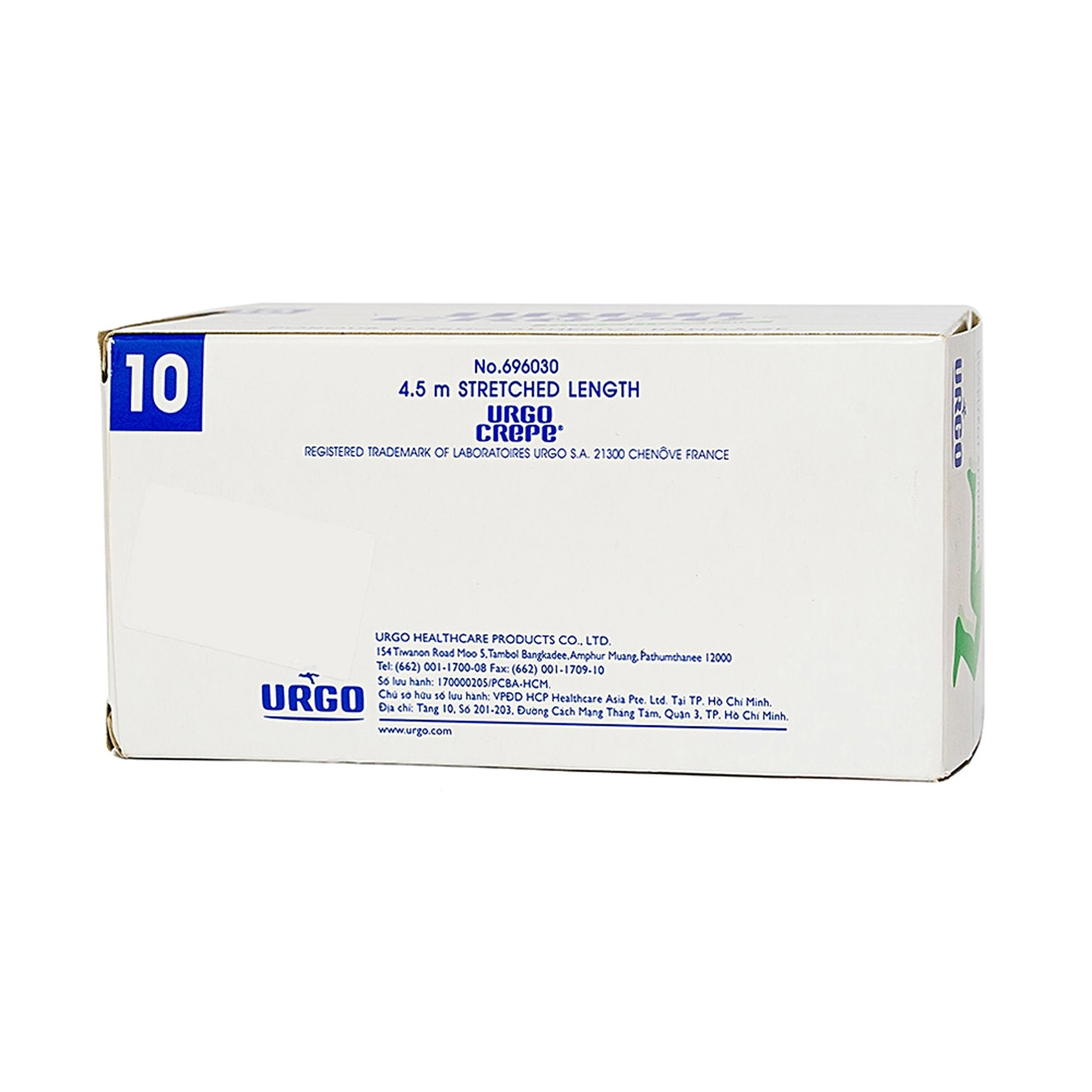 Băng keo thun Urgocrepe 10cm x 4.5m giúp cố định phẫu thuật chỉnh hình, dự phòng chấn thương cơ khớp