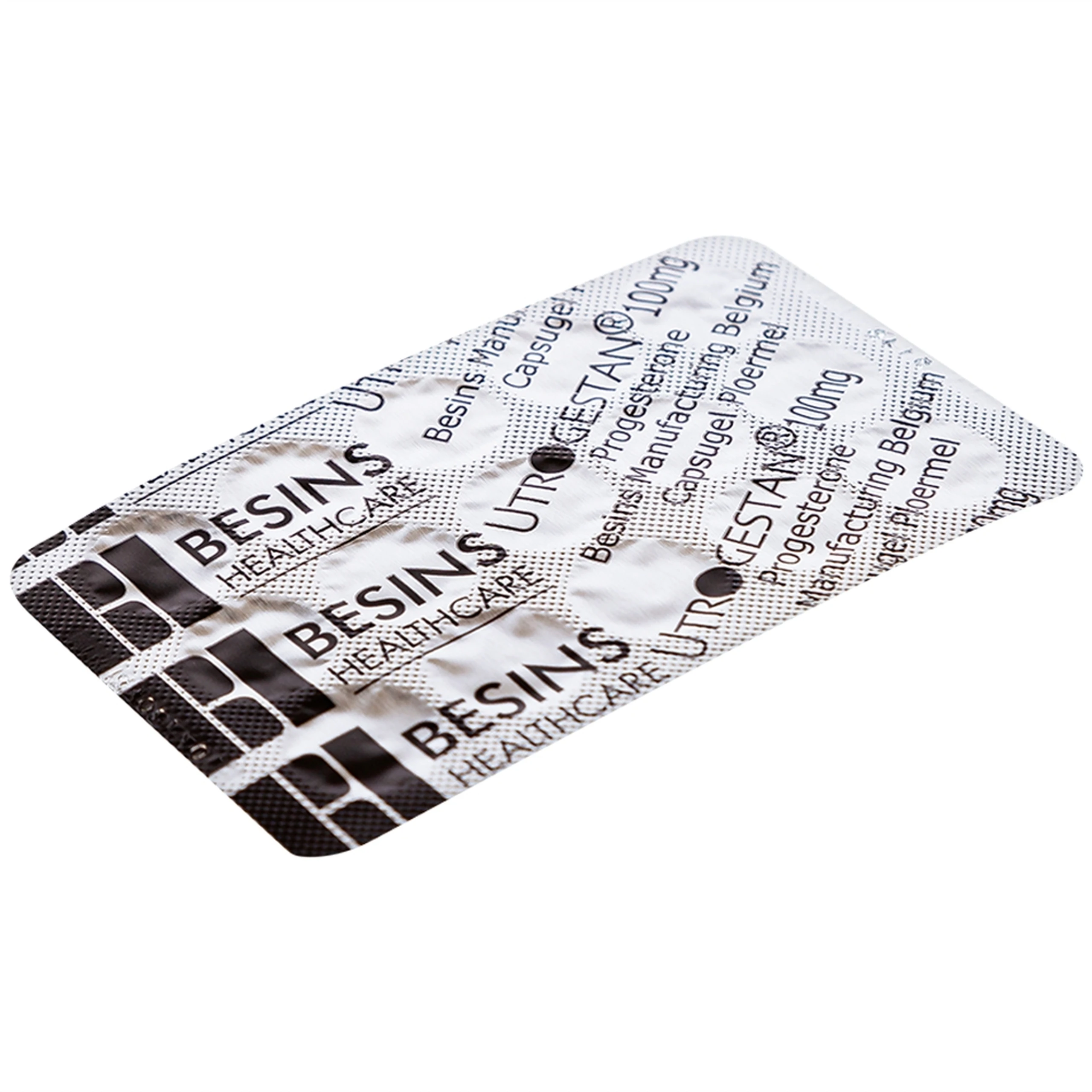 Thuốc Utrogestan 100mg Besins bổ sung nội tiết tố trong bệnh lý sản phụ khoa (2 vỉ x 15 viên)