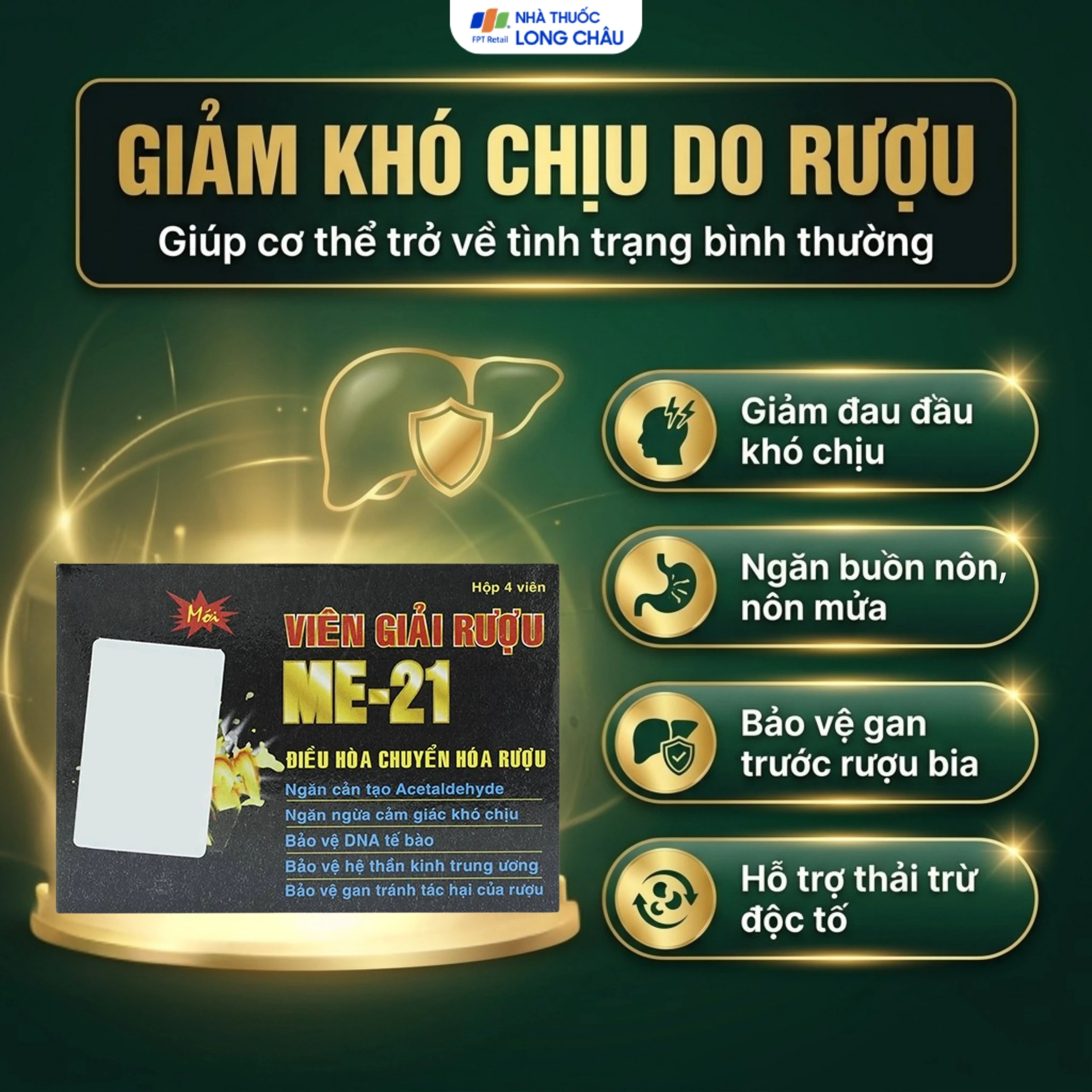 Viên giải rượu ME-21 Á Châu (4 viên) 3
