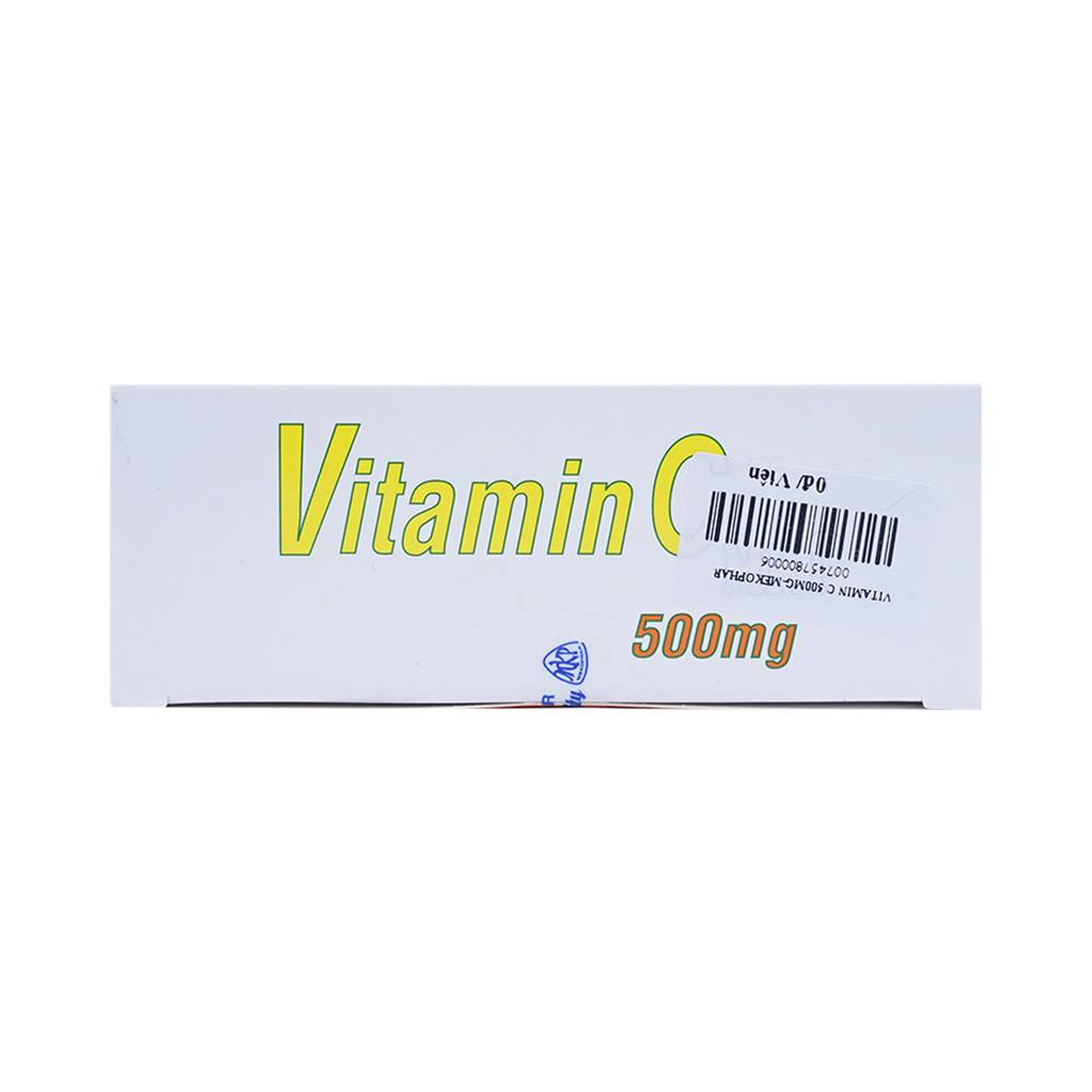 Thuốc Vitamin C MKP 500mg Mekophar phòng và điều trị bệnh Scorbut (20 vỉ x 10 viên)