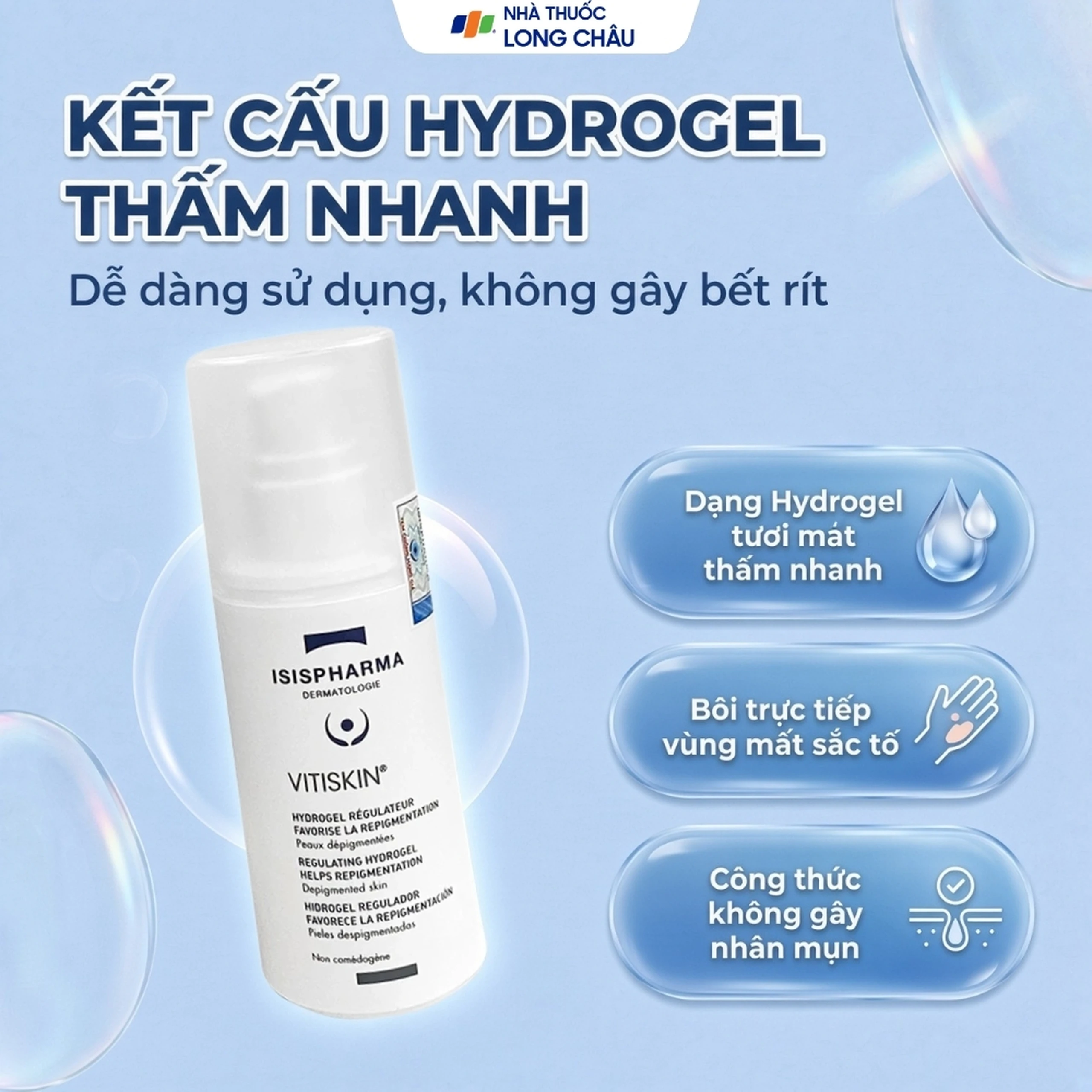 Kem bôi Isis Vitiskin hỗ trợ cải thiện tình trạng bạch biến (50ml) 5