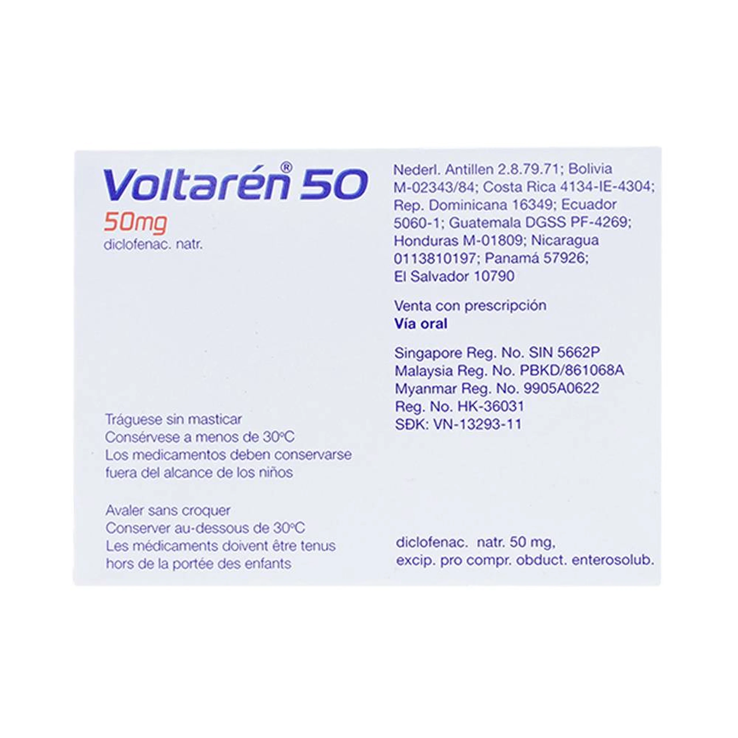 Thuốc Voltaren 50mg Novartis điều trị viêm và thoái hóa của bệnh thấp khớp (10 vỉ x 10 viên)