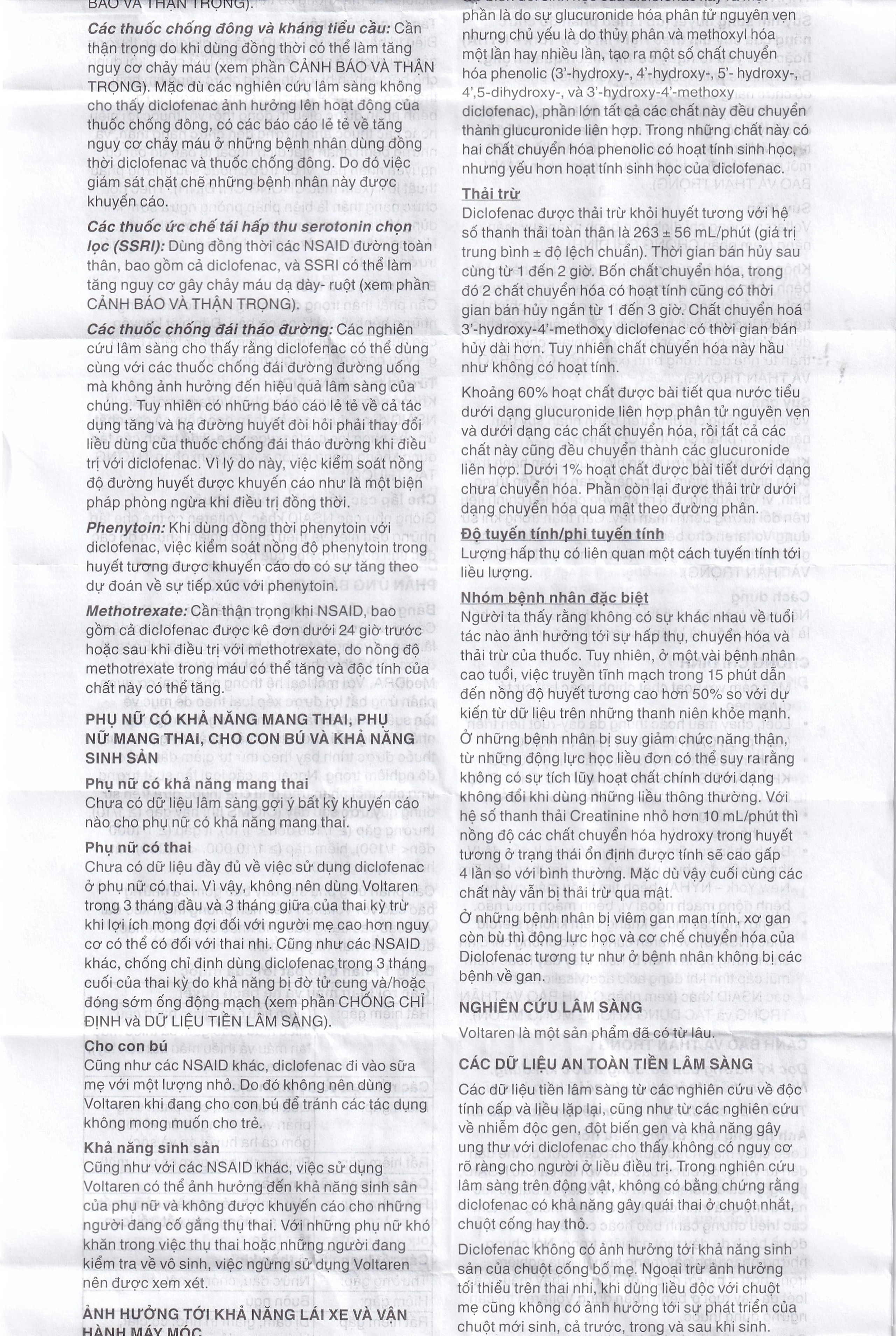 Thuốc Voltaren SR 75mg Novartis điều trị viêm và thoái hóa của bệnh thấp khớp (10 vỉ x 10 viên)