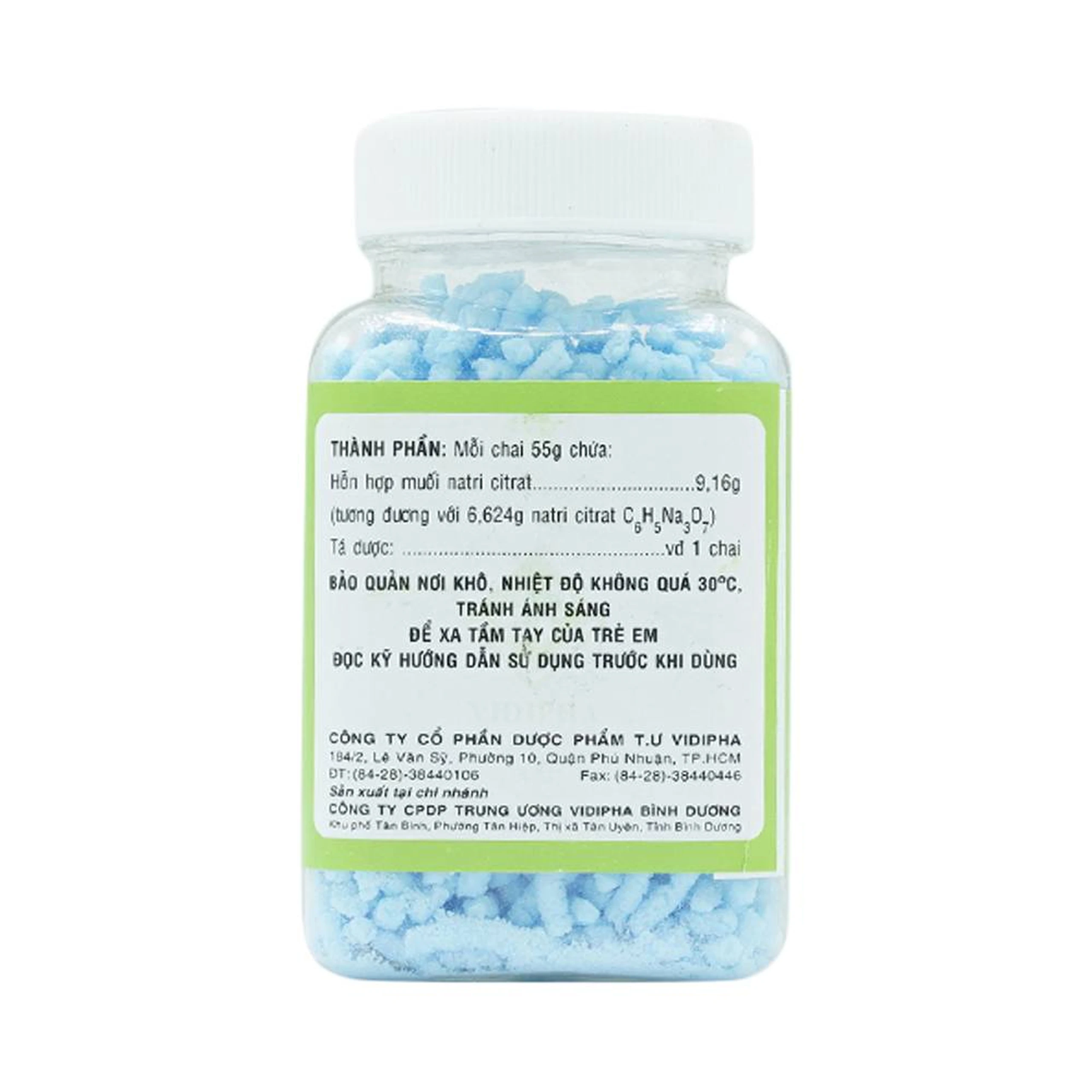 Thuốc cốm Xitrina Vidipha dùng cho ăn không tiêu, đau dạ dày, ói mửa (55g)