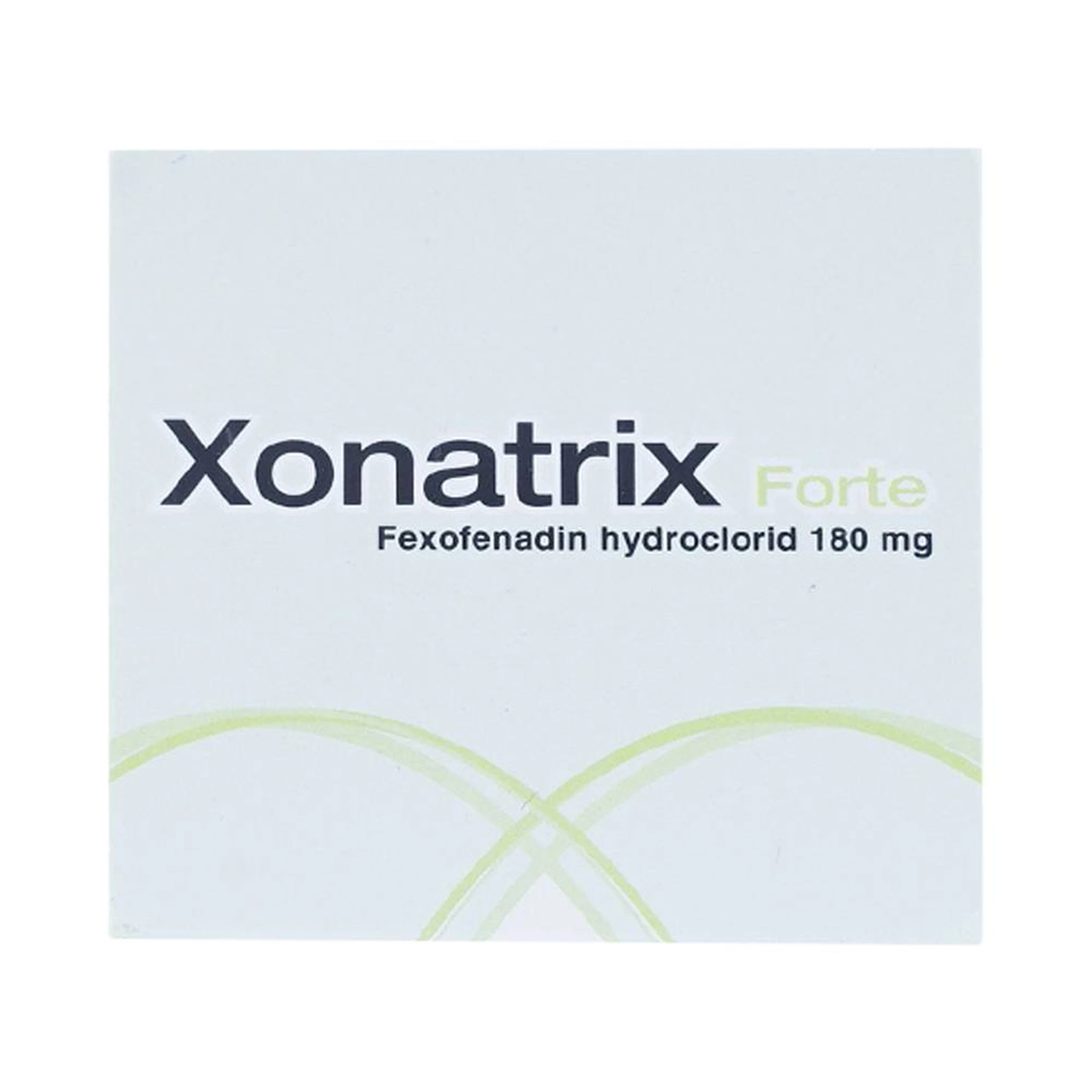 Thuốc Xonatrix Forte 180mg DaviPharm điều trị triệu chứng viêm mũi dị ứng theo mùa (10 vỉ x 10 viên) 