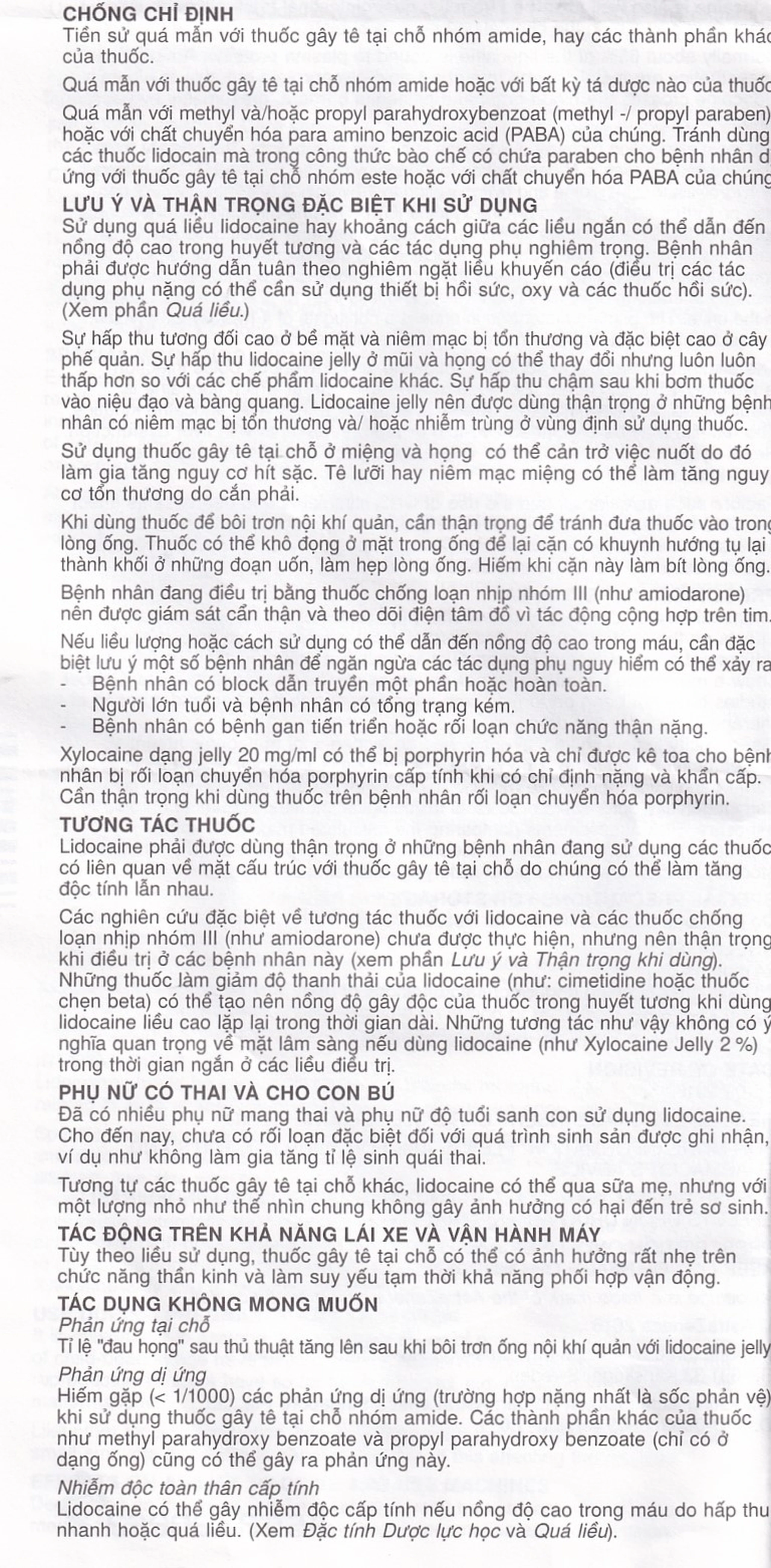 Gel Xylocaine Jelly 2% AstraZeneca gây tê bôi trơn bề mặt (30g)