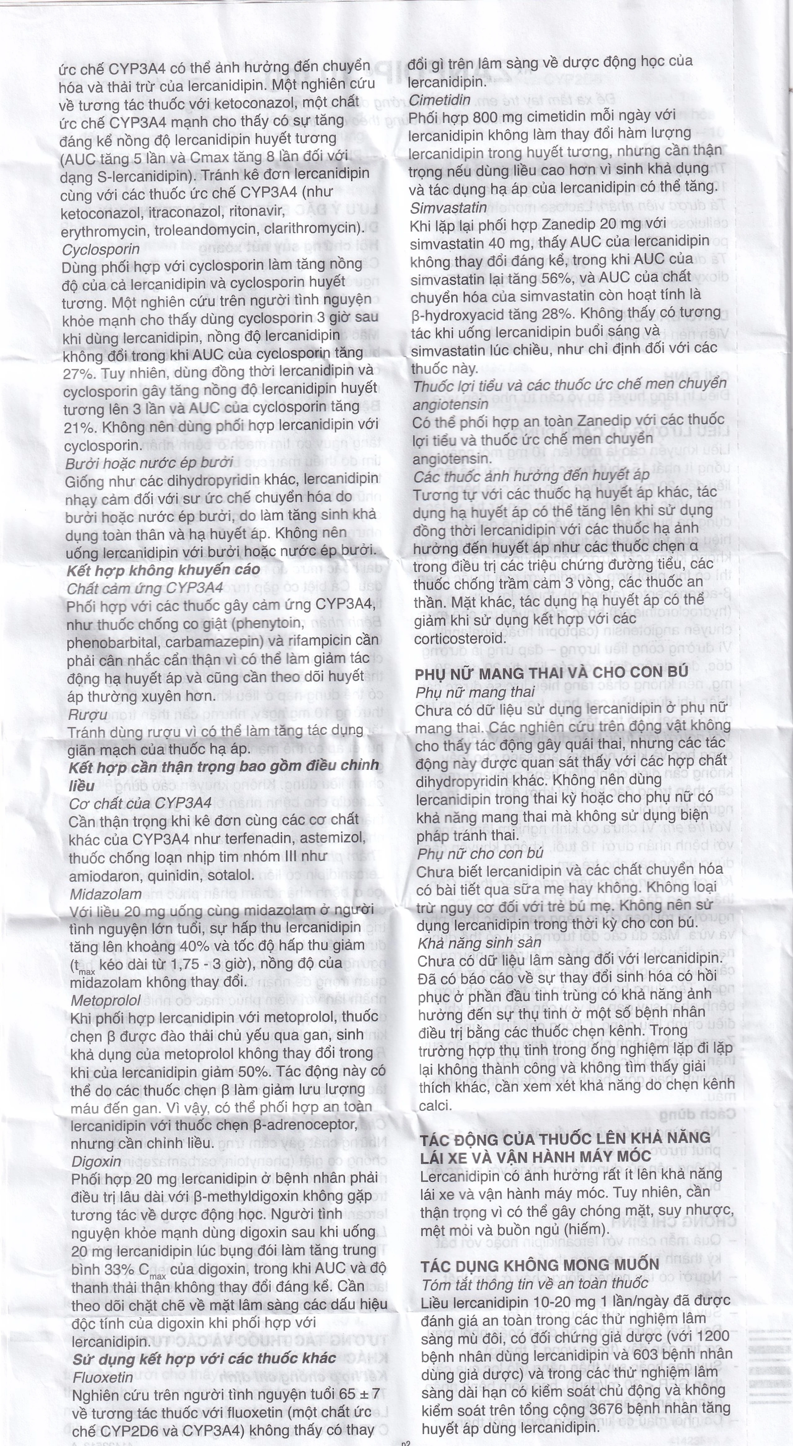 Thuốc Zanedip 10mg Recordati điều trị tăng huyết áp vô căn (2 vỉ x 14 viên)