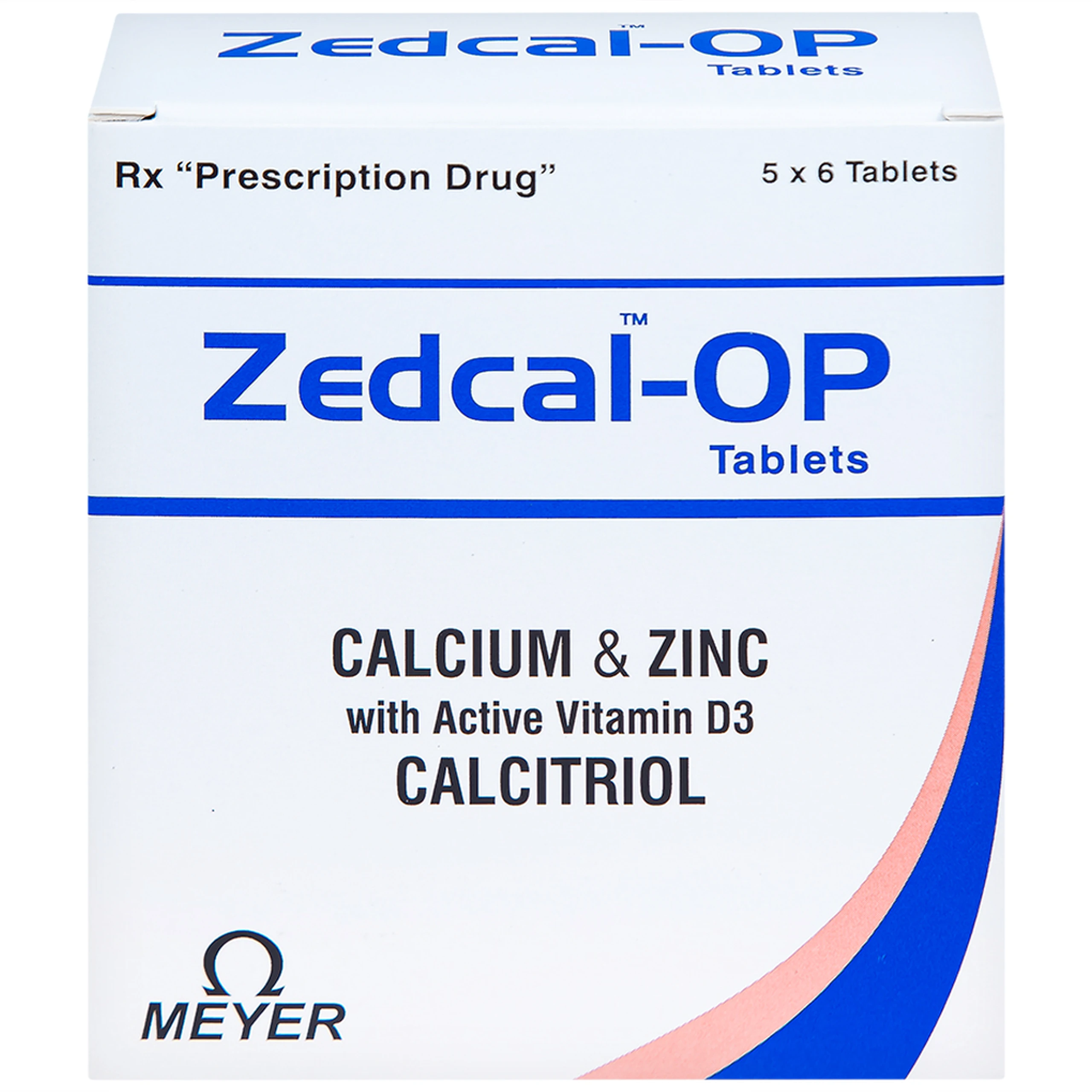 Thuốc Zedcal-OP Meyer điều trị loãng xương (5 vỉ x 6 viên)