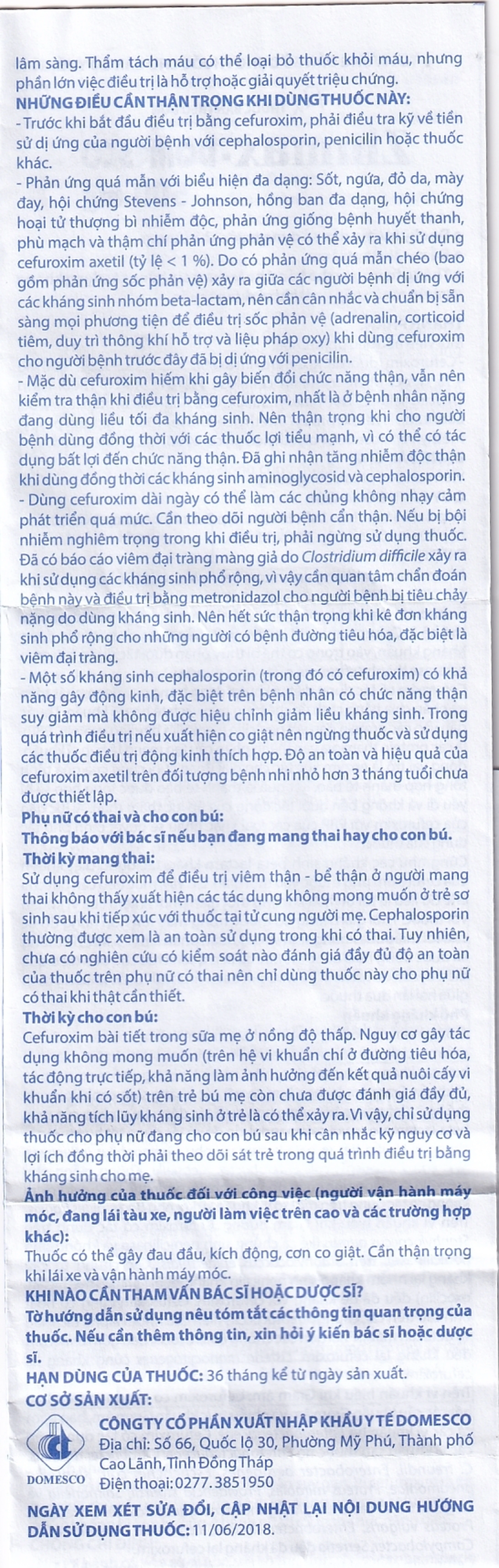 Thuốc Zinmax-Domesco 500mg điều trị nhiễm khuẩn da, nhiễm khuẩn đường tiết niệu (2 vỉ x 5 viên)