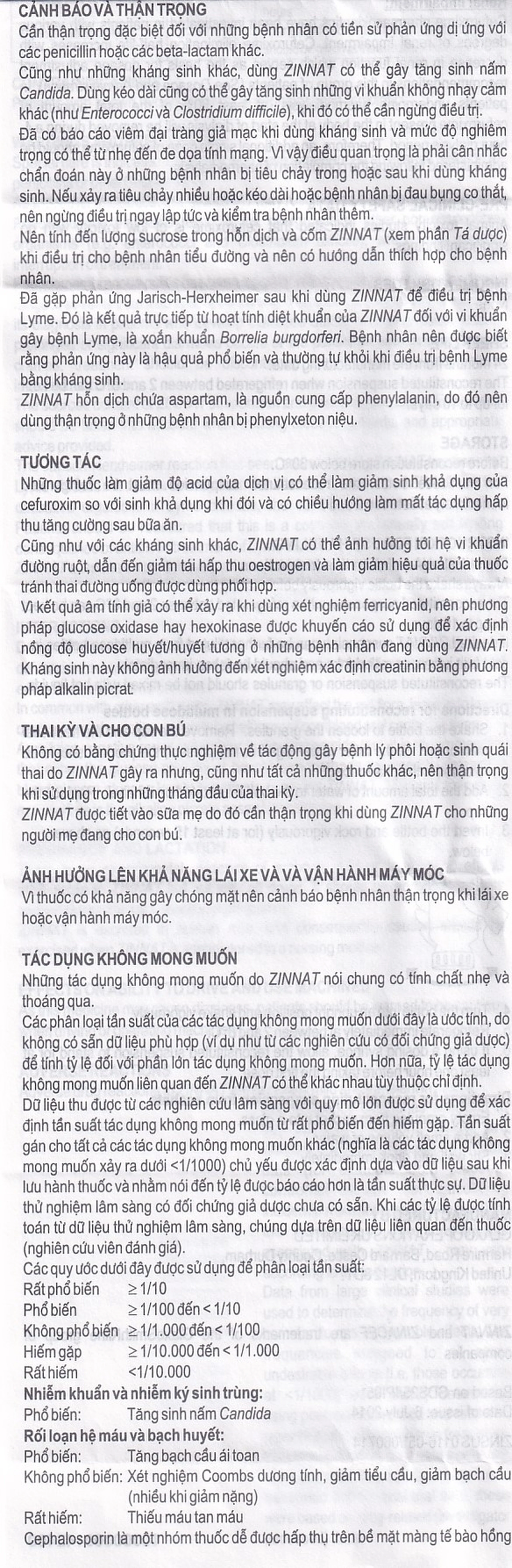 Cốm pha hỗn dịch uống Zinnat Suspension 125mg GSK hỗ trợ điều trị viêm xoang, viêm amidan (10 gói)