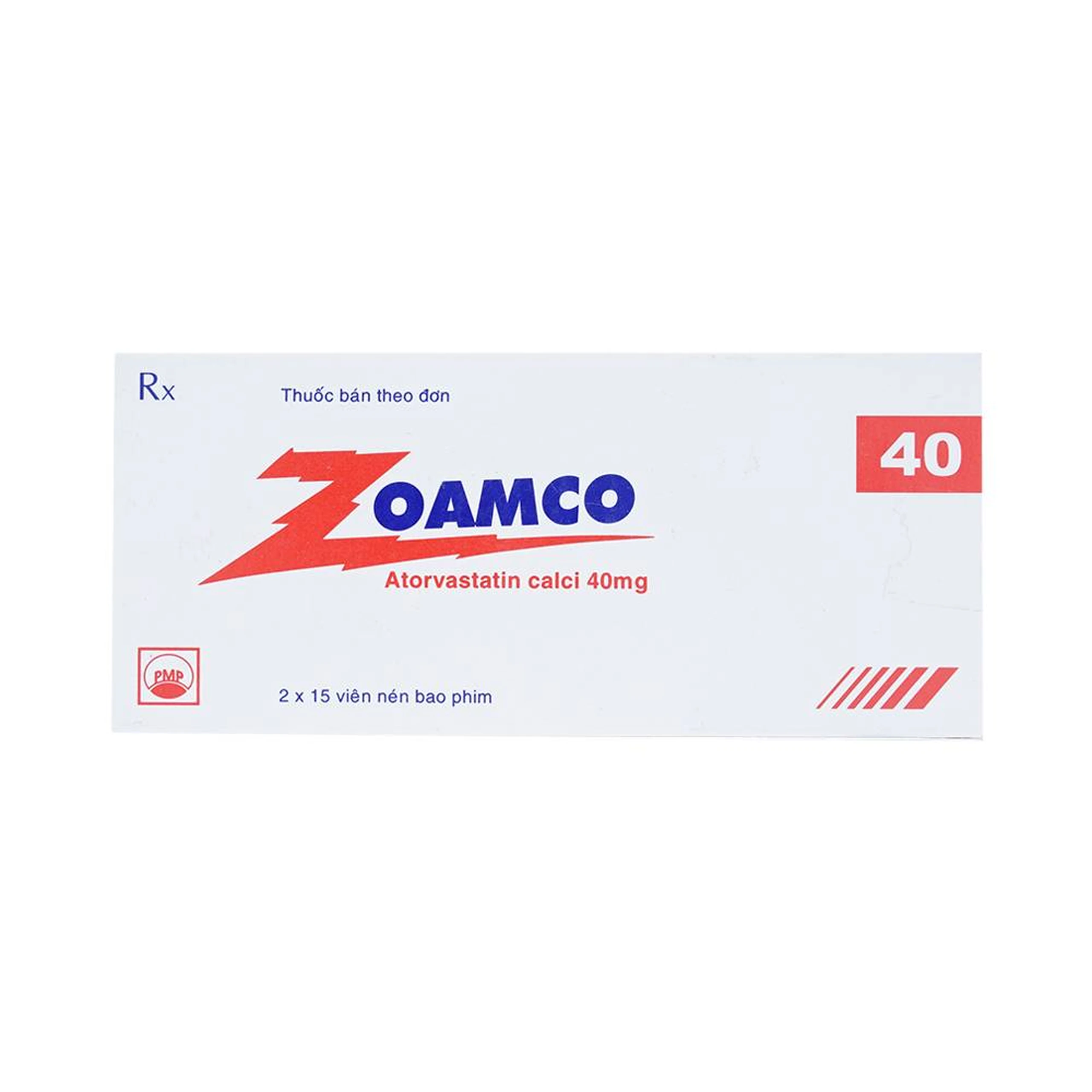 Thuốc Zoamco 40 Pymepharco điều trị rối loạn lipid máu (2 vỉ x 15 viên) 1