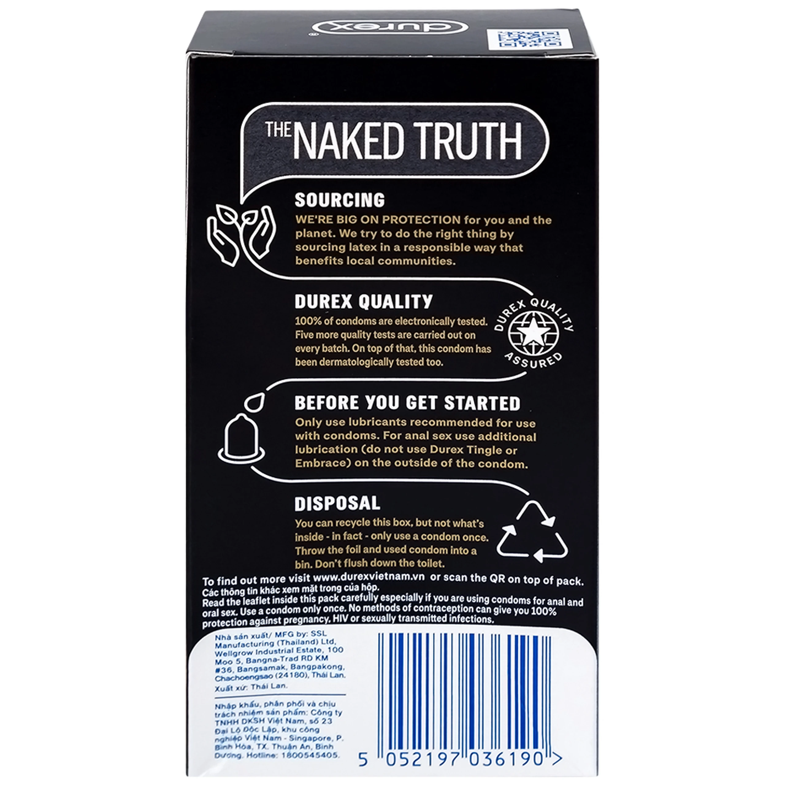 Bao cao su Durex Kingtex ôm sát, vừa vặn (49mm - 12 cái)