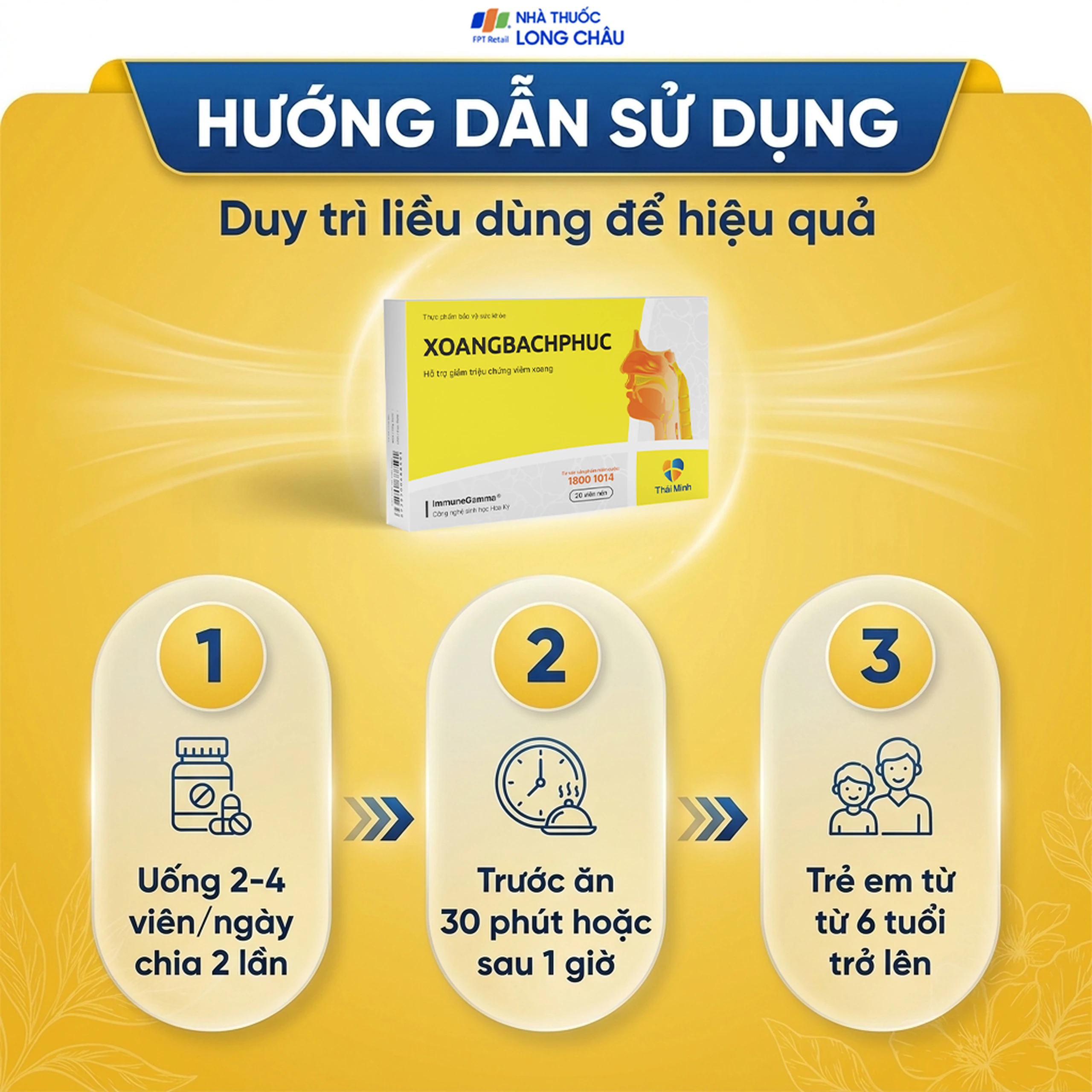 Viên uống hỗ trợ triệu chứng viêm Xoang Bách Phuc (2 vỉ x 10 viên) 5