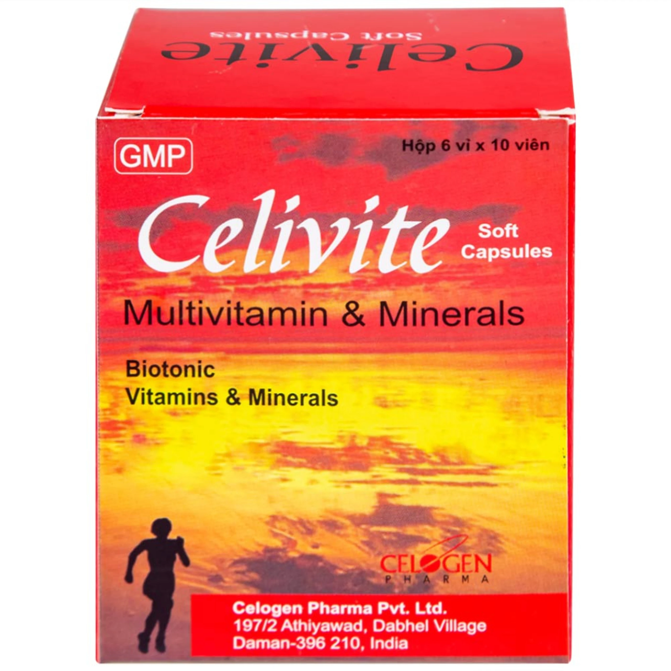 Thuốc Celivite Celogen Pharma bổ sung vitamin và khoáng chất (6 vỉ x 10 viên)