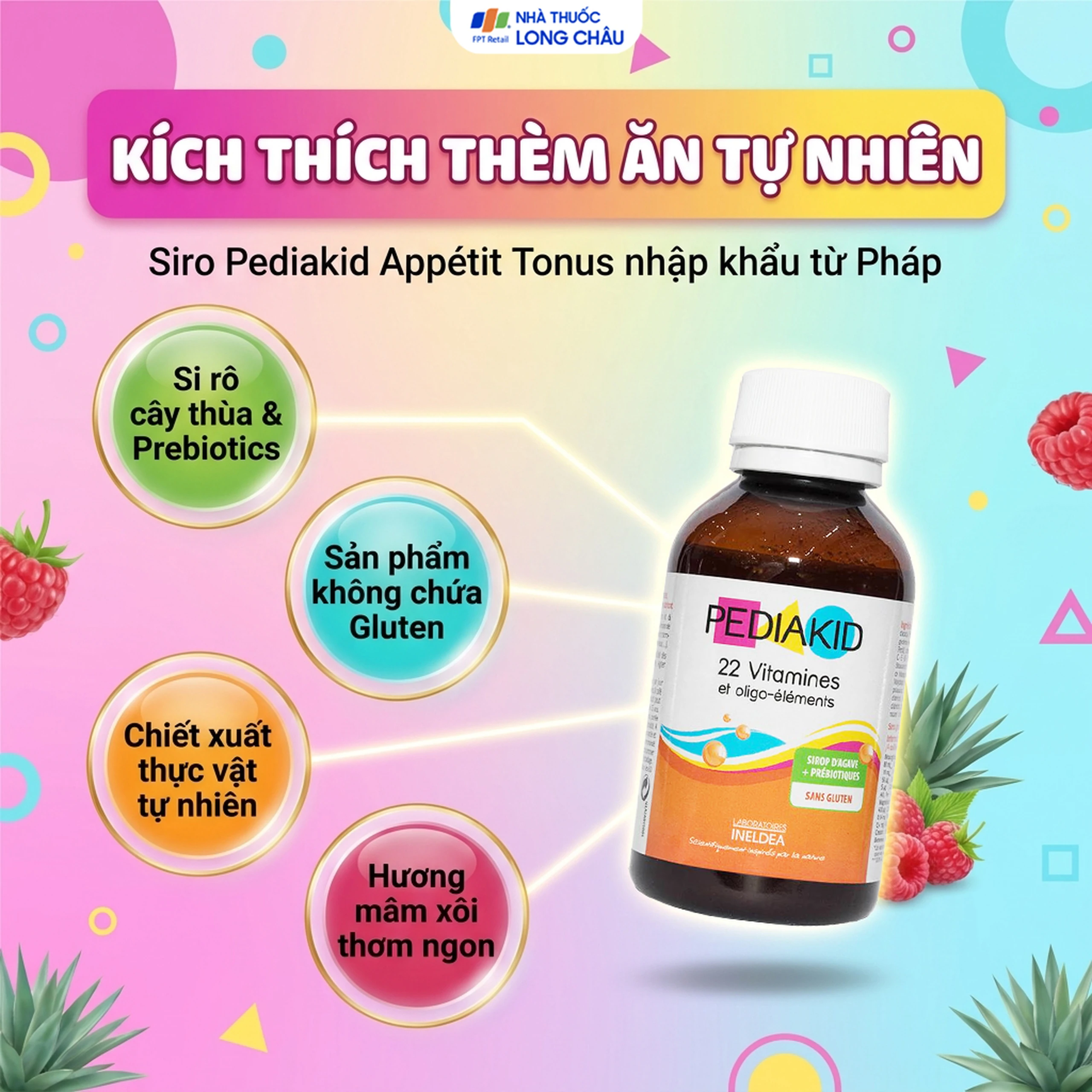 Siro hỗ trợ kích thích thèm ăn Pediakid Appétit Tonus (125ml) 2