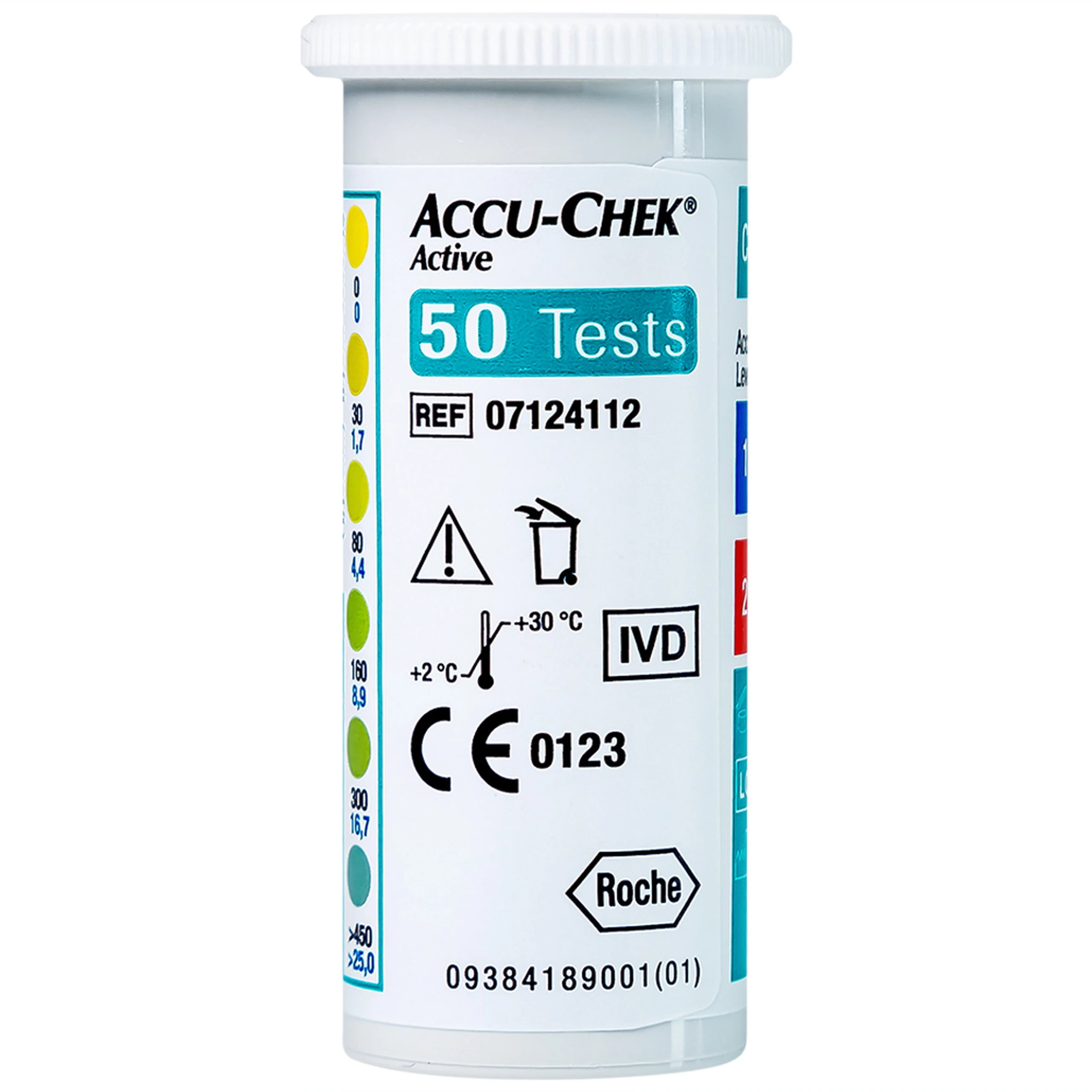 Que thử đường huyết Accu Chek Active (50 que)