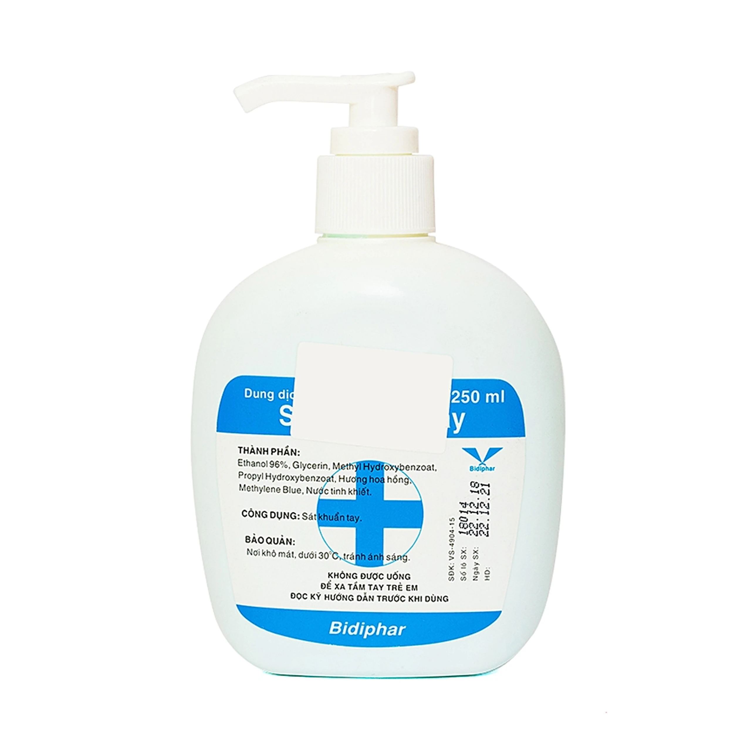 Dung dịch sát khuẩn tay Bidiphar (250ml)