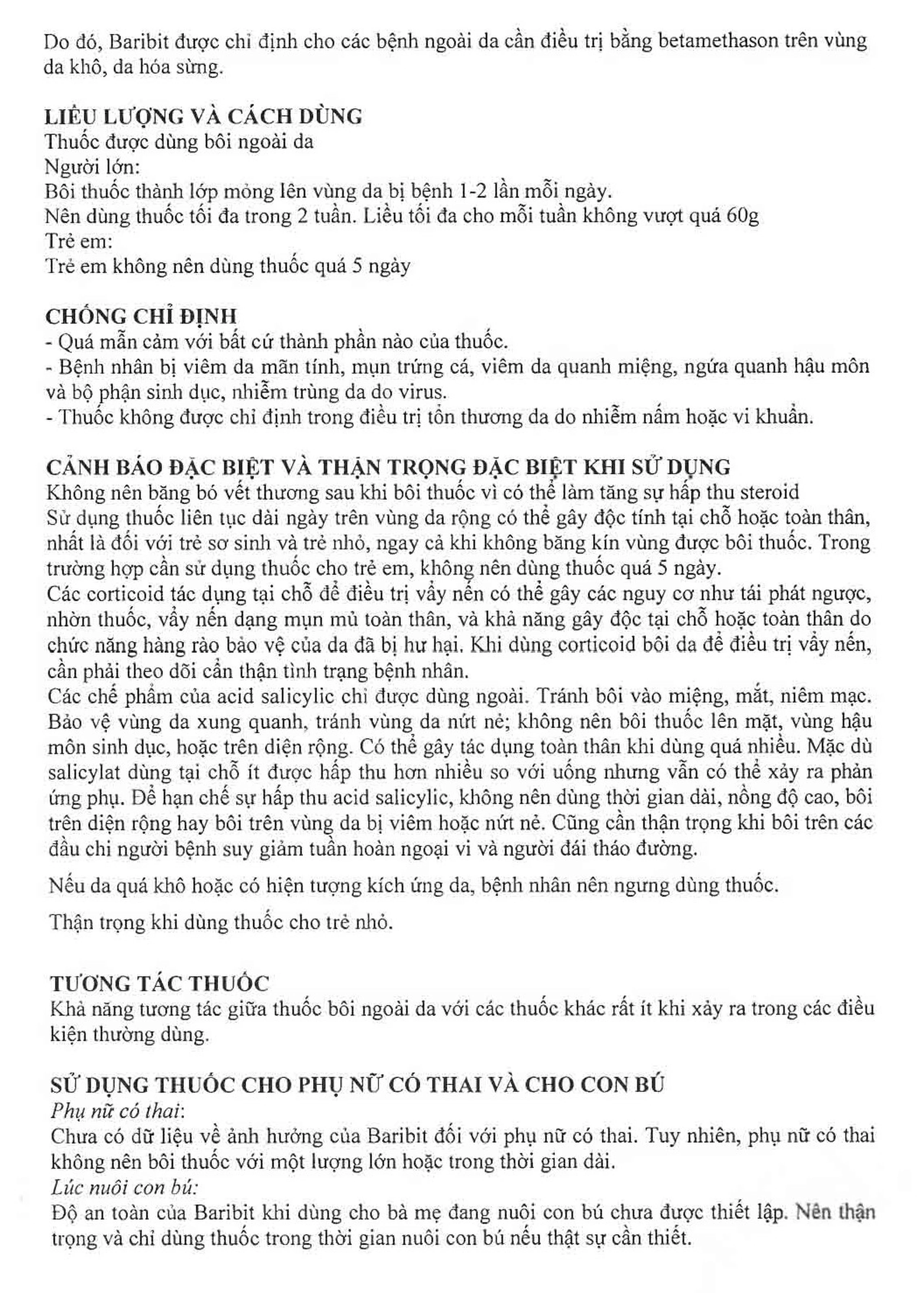 Thuốc bôi Baribit Bio-Labs điều trị các bệnh ngoài da (15g)