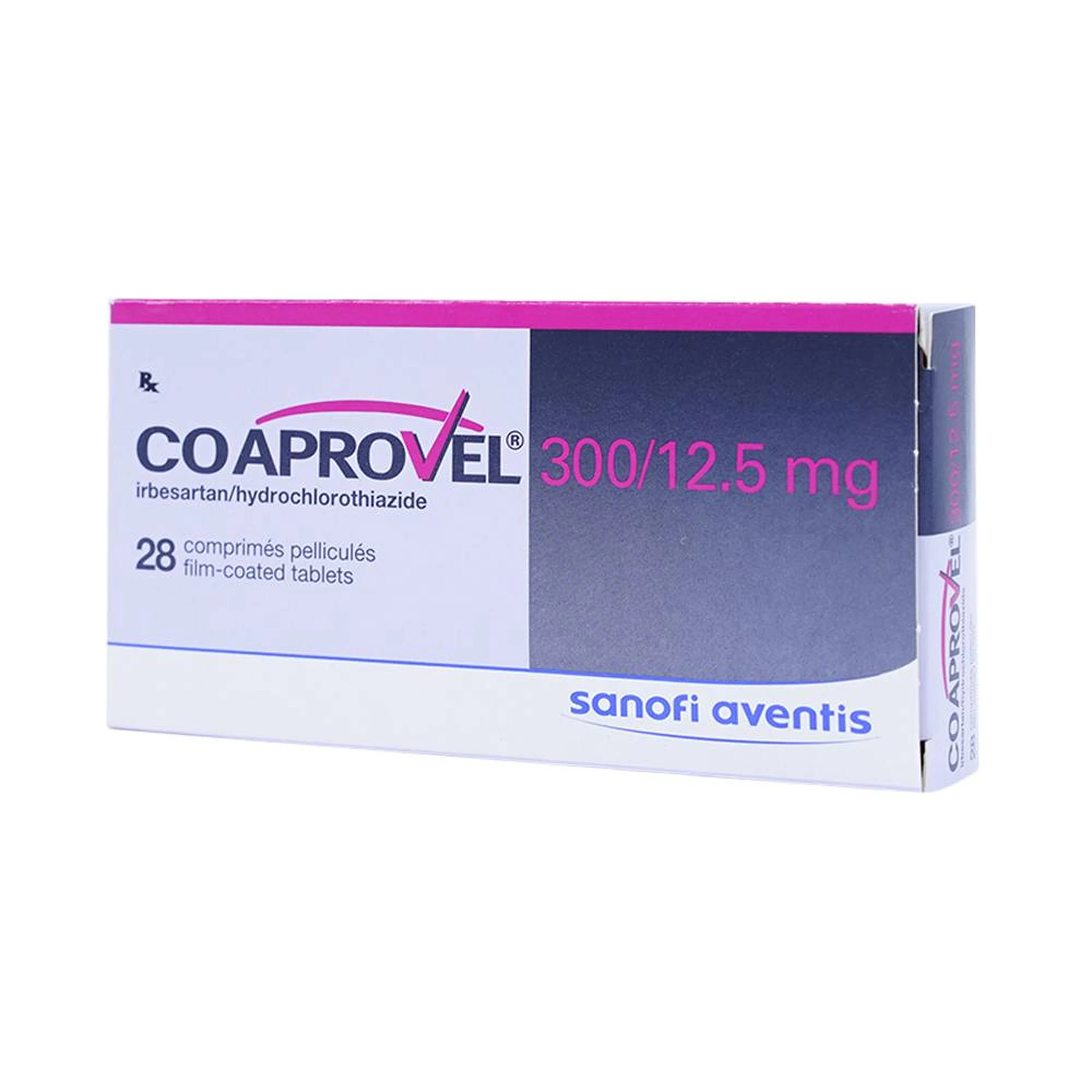 Thuốc Coaprovel 300mg/12.5mg Sanofi điều trị tăng huyết áp nguyên phát (2 vỉ x 14 viên)