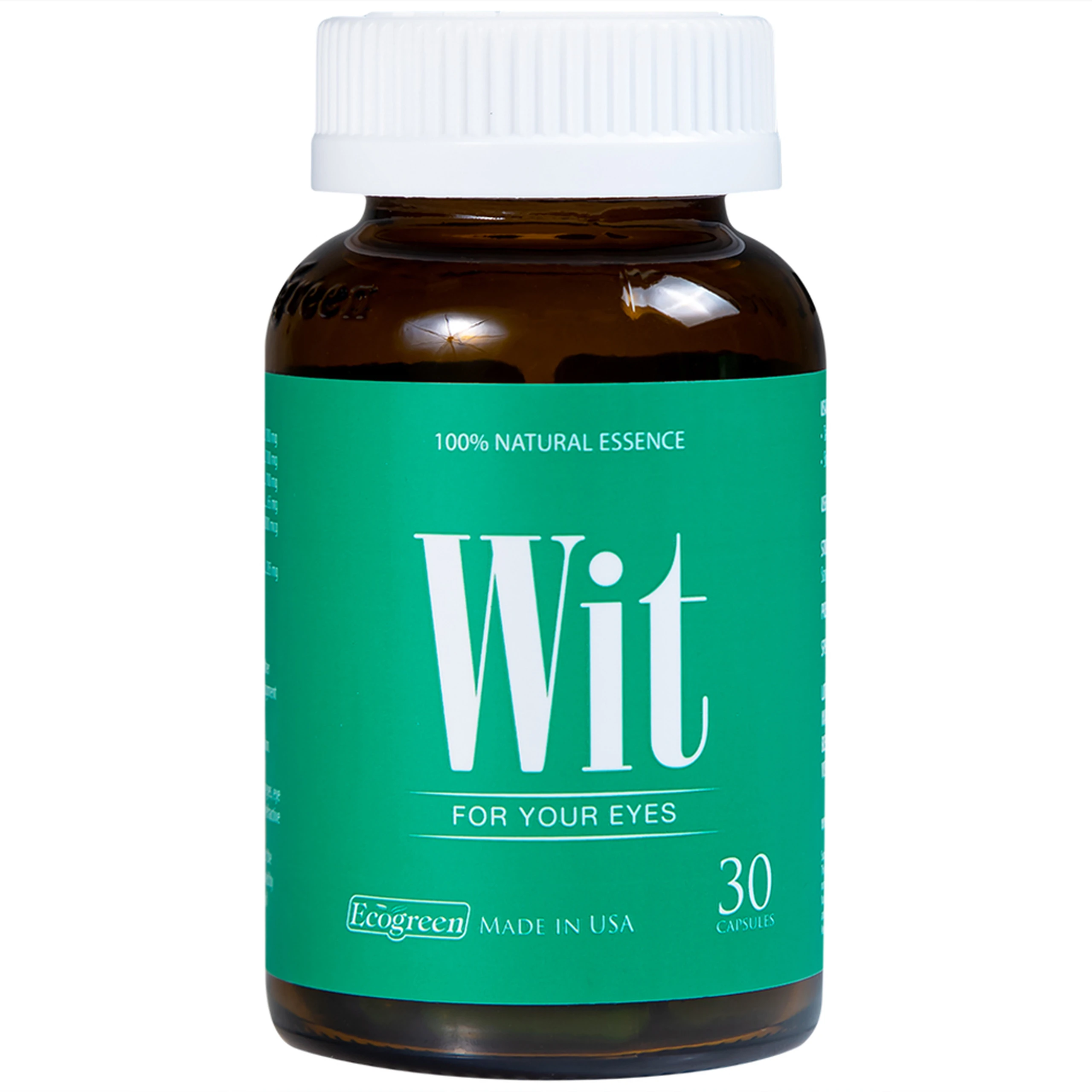 Viên uống tăng cường thị lực giảm mờ và nhòe mắt WIT For Your Eyes (30 viên)