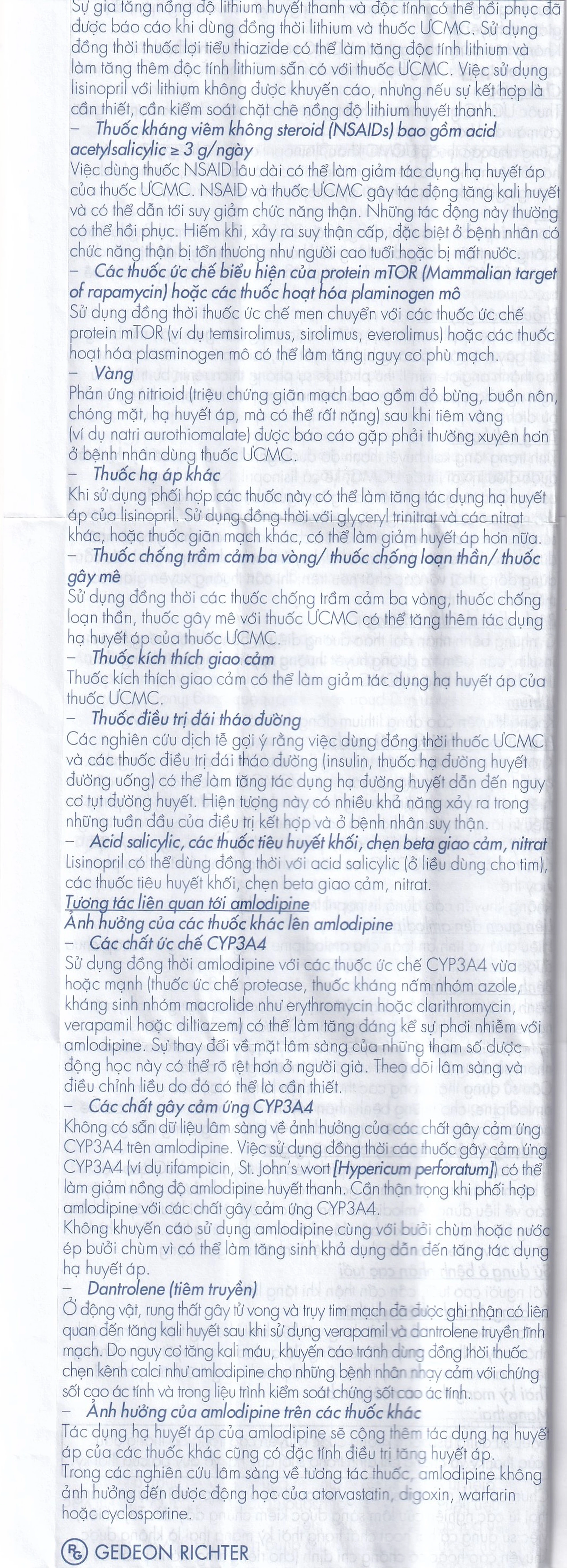 Viên nén Lisonorm Gedeon điều trị tăng huyết áp vô căn (3 vỉ x 10 viên)