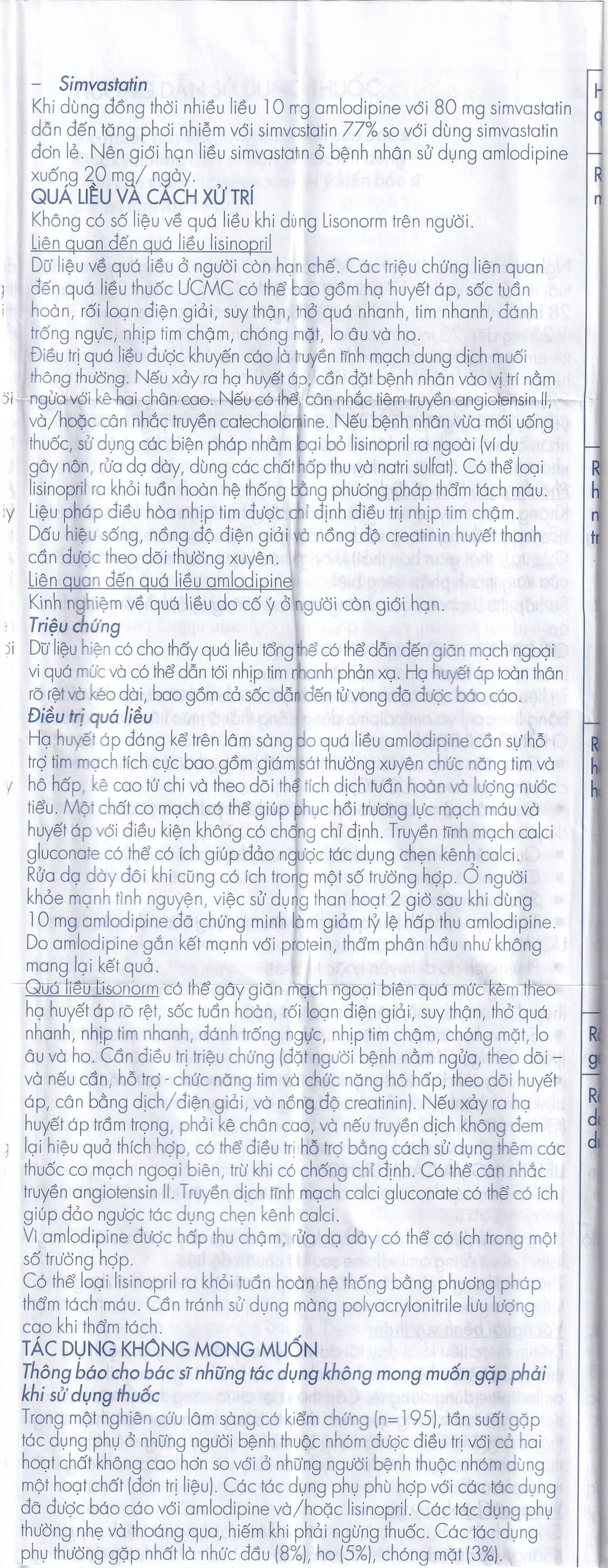Viên nén Lisonorm Gedeon điều trị tăng huyết áp vô căn (3 vỉ x 10 viên)
