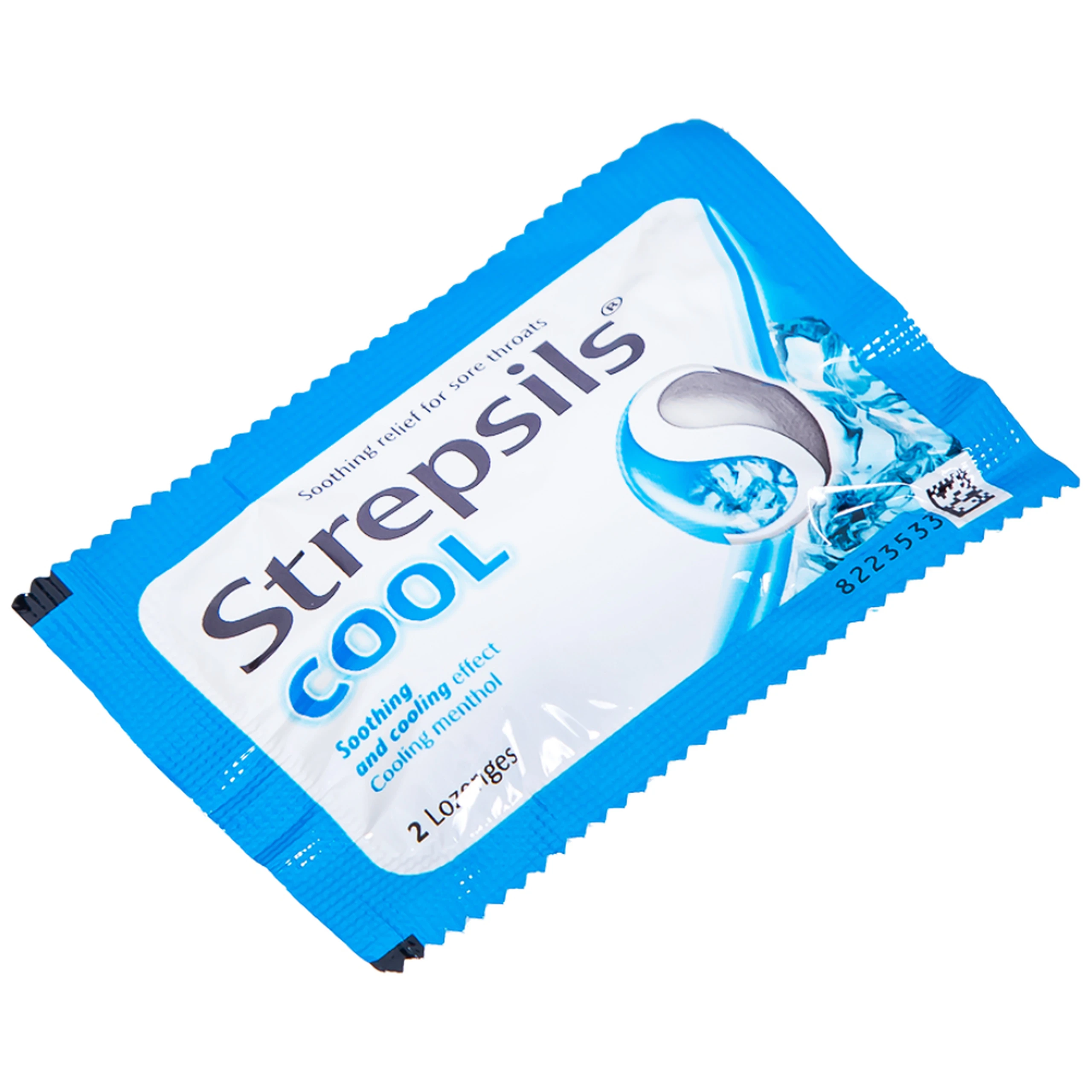 Viên ngậm Strepsils Cool Reckitt Benckiser giảm đau họng (50 gói x 2 viên)