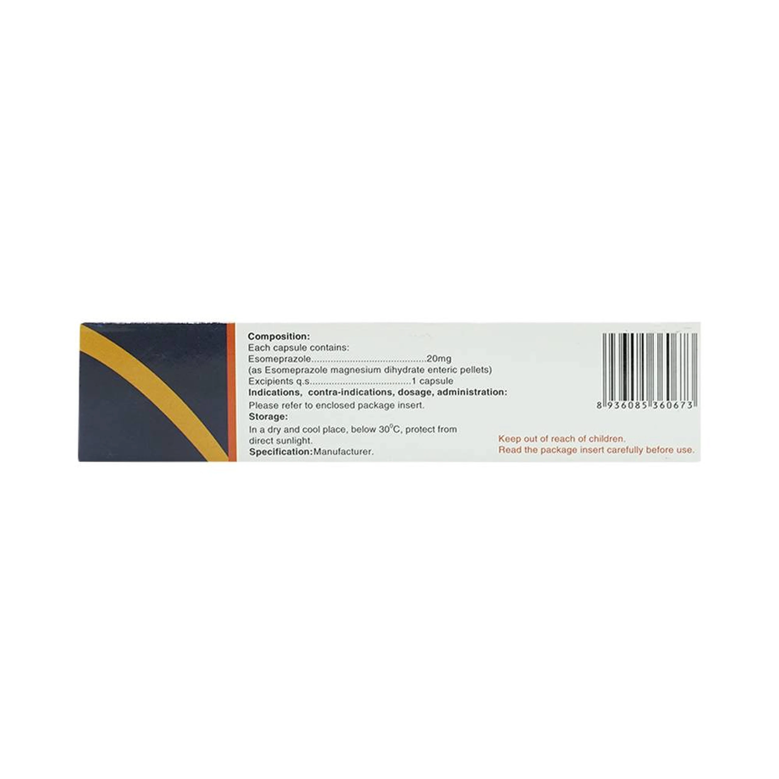 Thuốc Nesteloc 20 USP điều trị trong hội chứng trào ngược dạ dày - thực quản (3 vỉ x 10 viên)