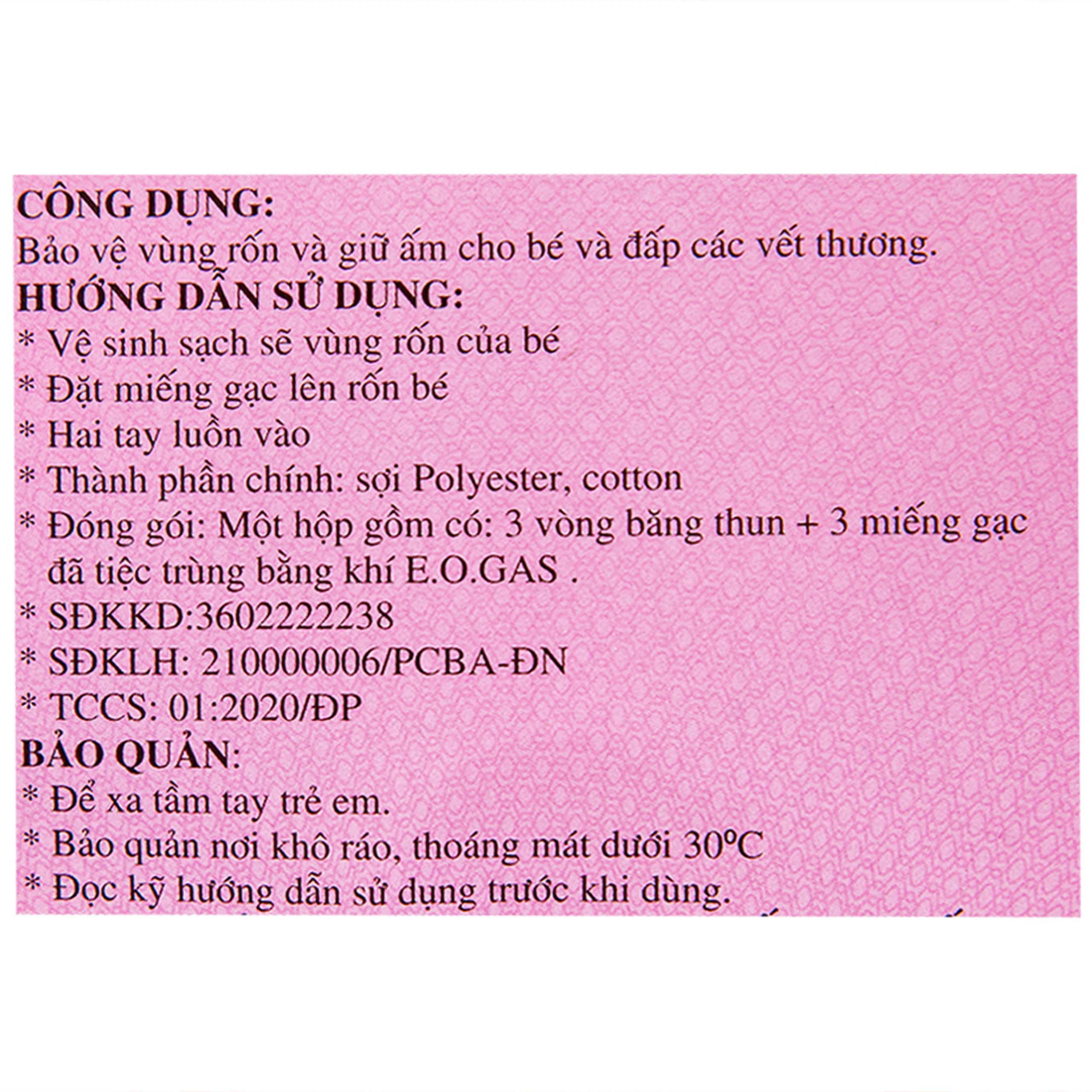 Gạc rốn Đông Pha
