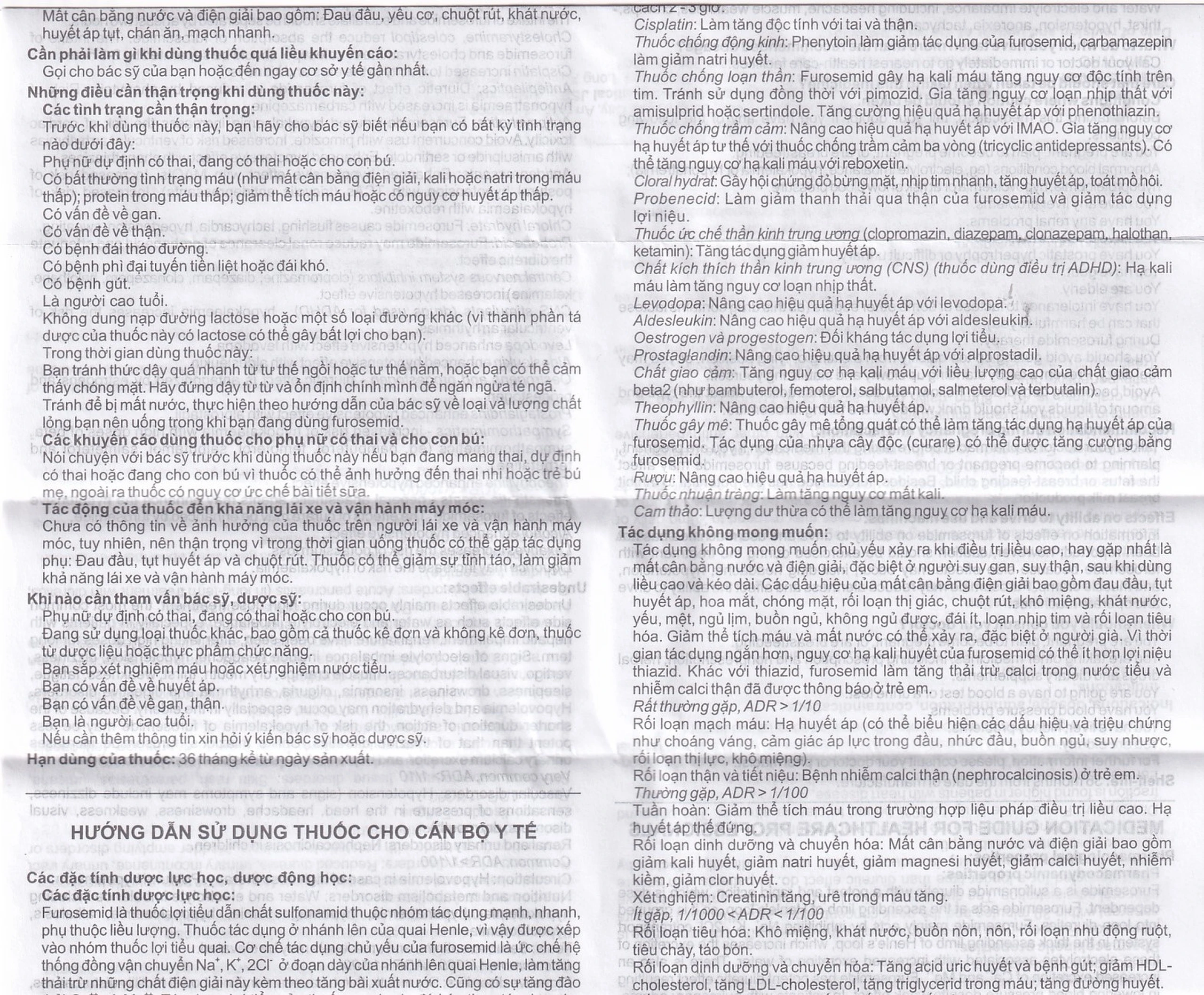 Thuốc Agifuros 40mg Agimexpharm điều trị phù phổi cấp, phù do tim, gan, thận (10 vỉ x 25 viên)