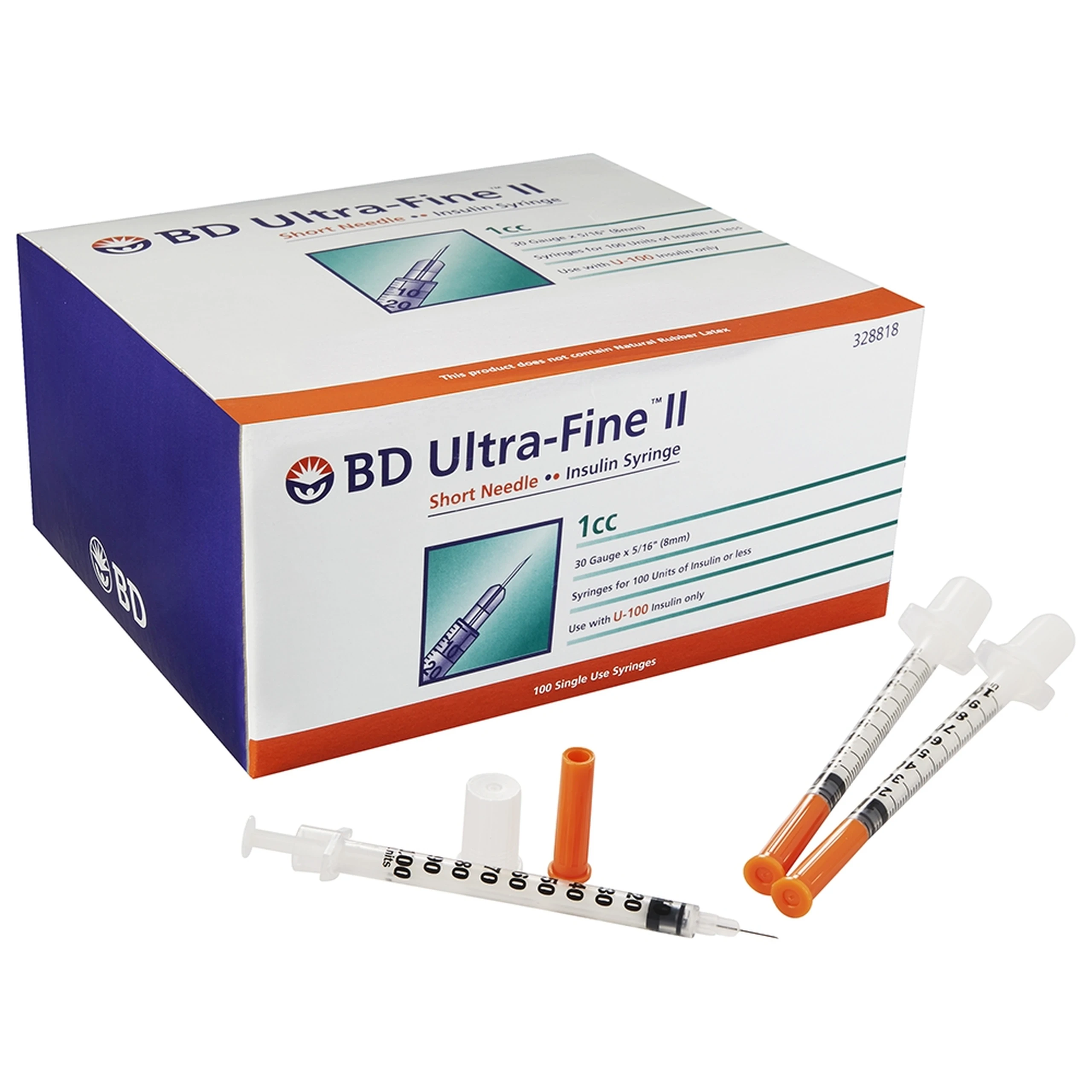 Bơm tiêm tiểu đường 1cc BD Ultra Fine II Becton (100 cái)