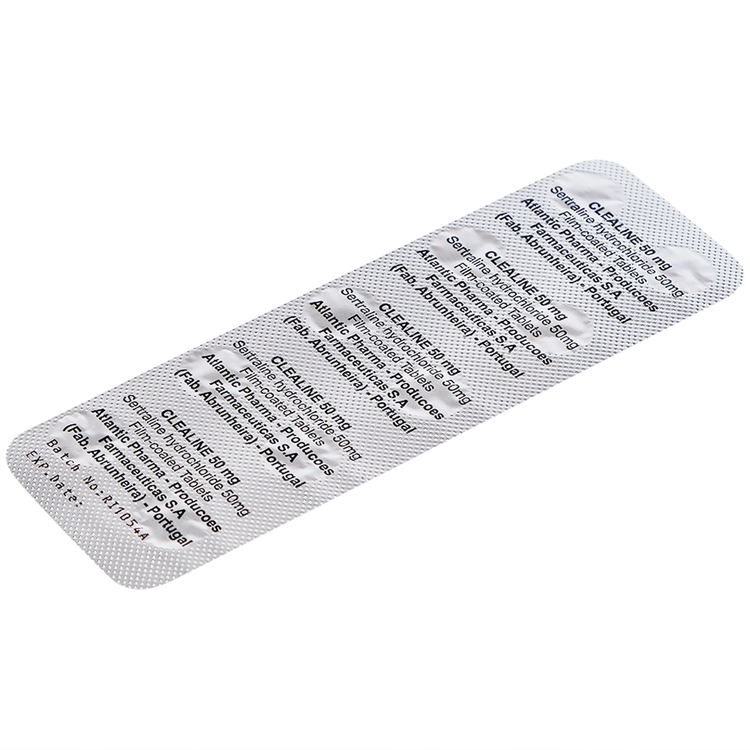 Thuốc Clealine 50mg Atlantic điều trị triệu chứng trầm cảm, rối loạn cưỡng bức ám ảnh (6 vỉ x 10 viên)