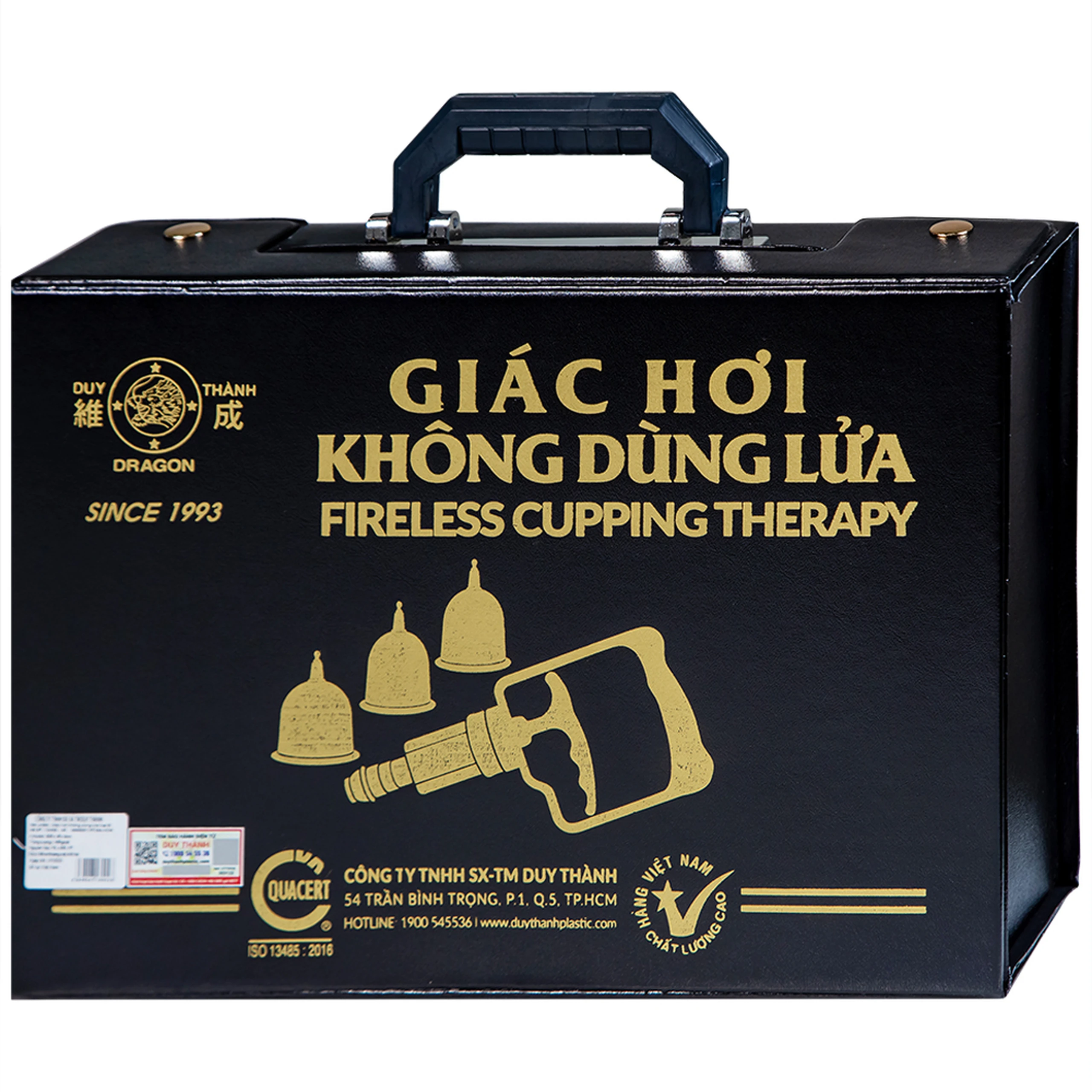 Bộ dụng cụ giác hơi không dùng lửa Duy Thành YGH02 hỗ trợ điều trị các triệu chứng đau lưng, đau đầu, cảm cúm, nhức mỏi