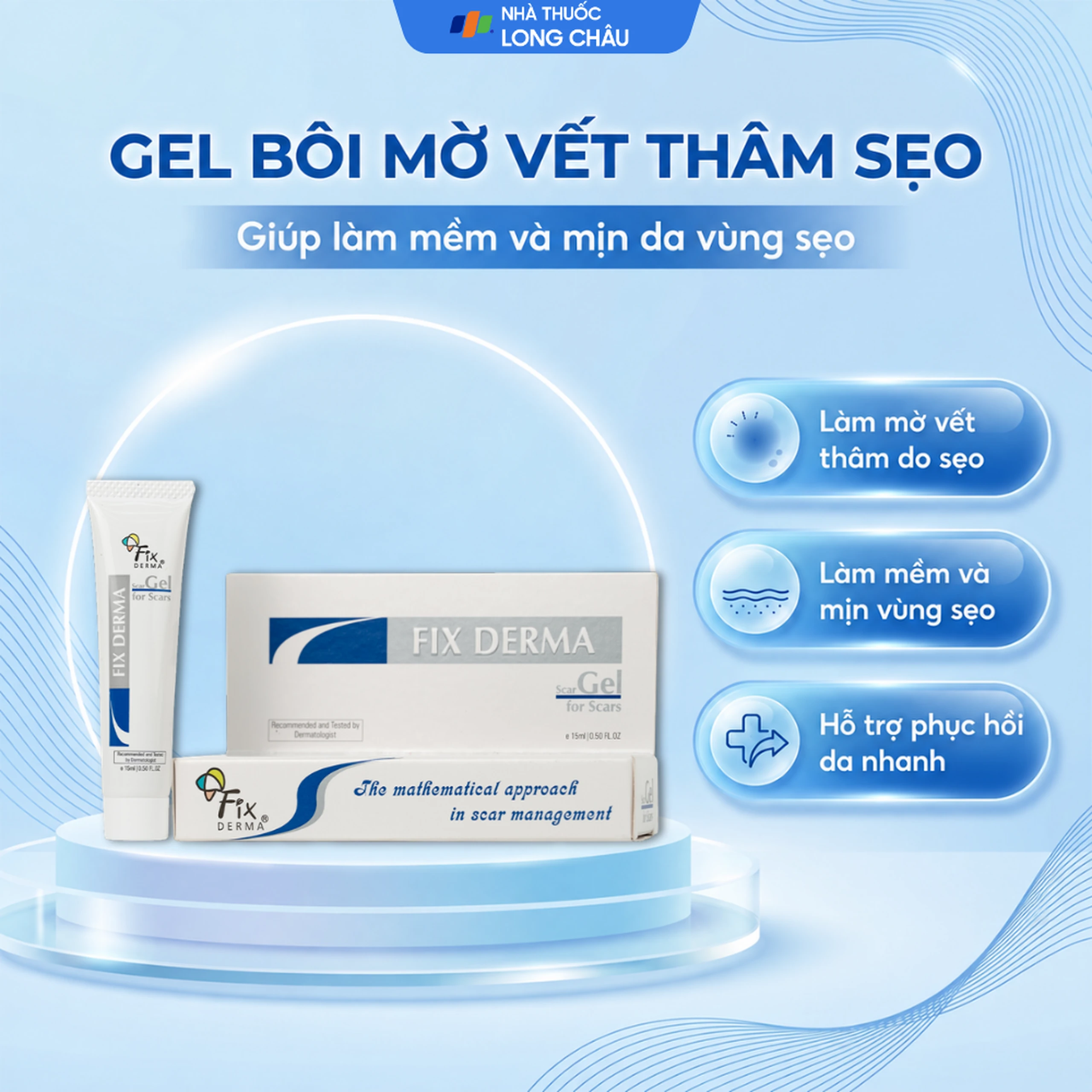 Gel bôi mờ sẹo Fixderma Scar Gel (15ml) 2