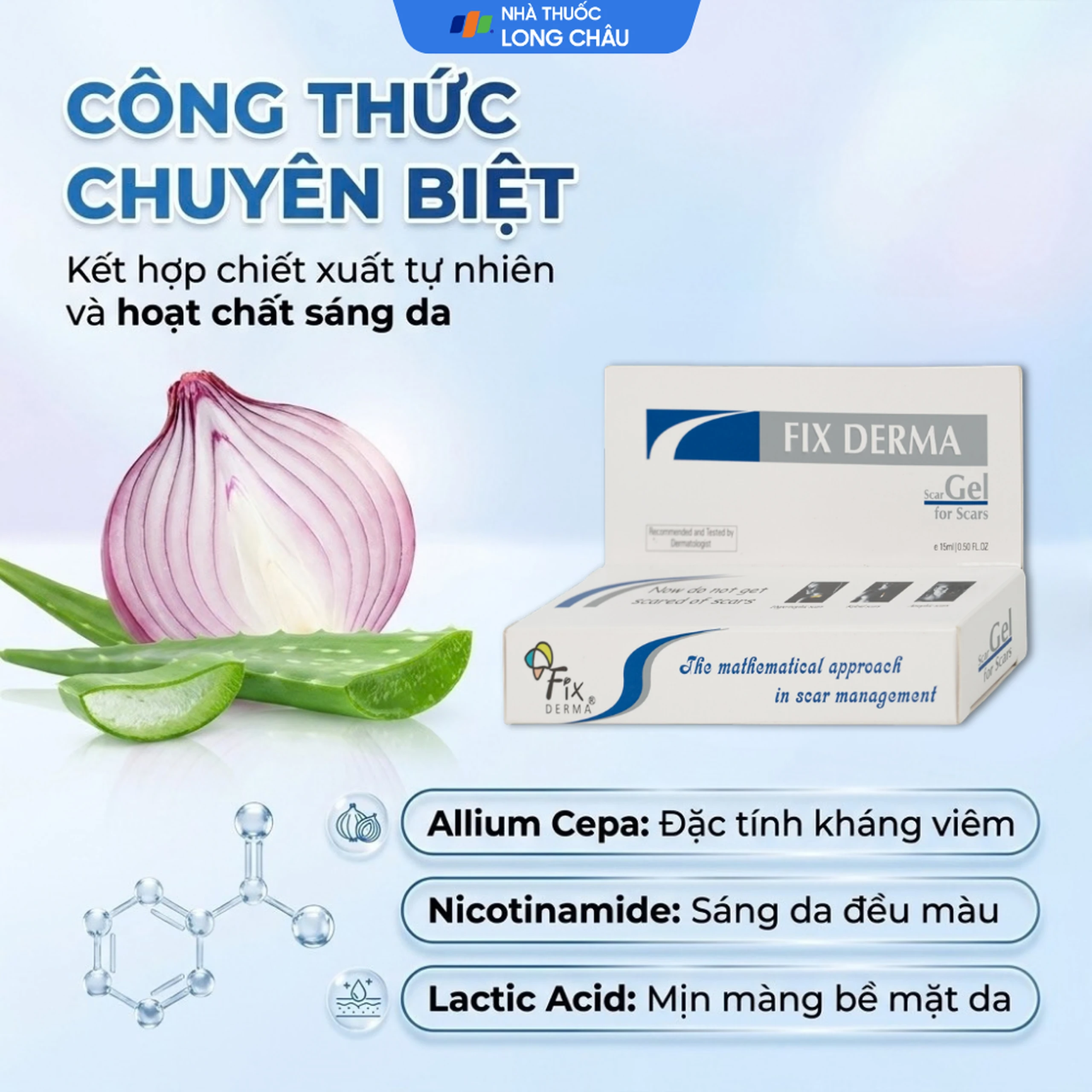 Gel bôi mờ sẹo Fixderma Scar Gel (15ml) 3