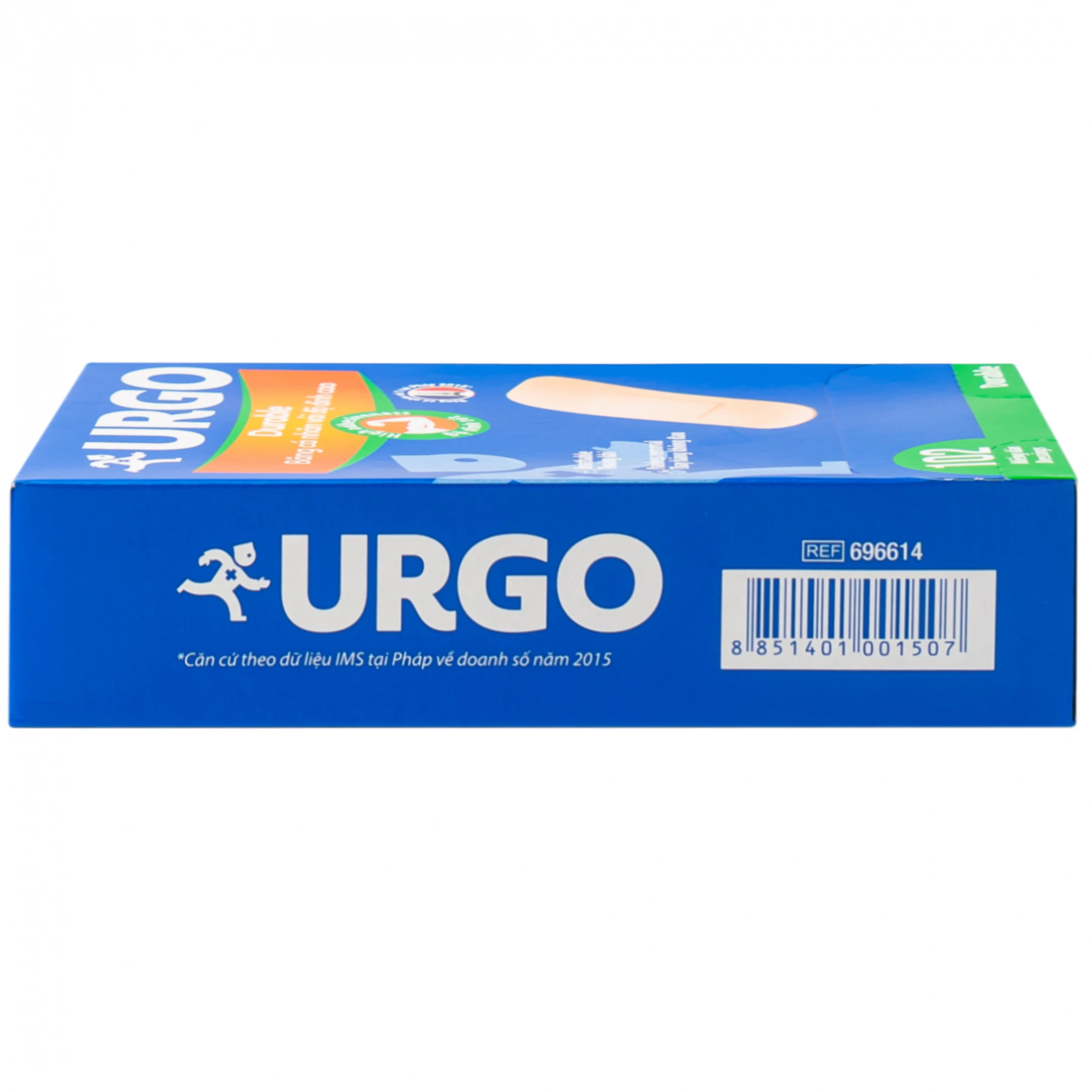 Băng cá nhân vải Urgo Durable 2x6cm (102 miếng)