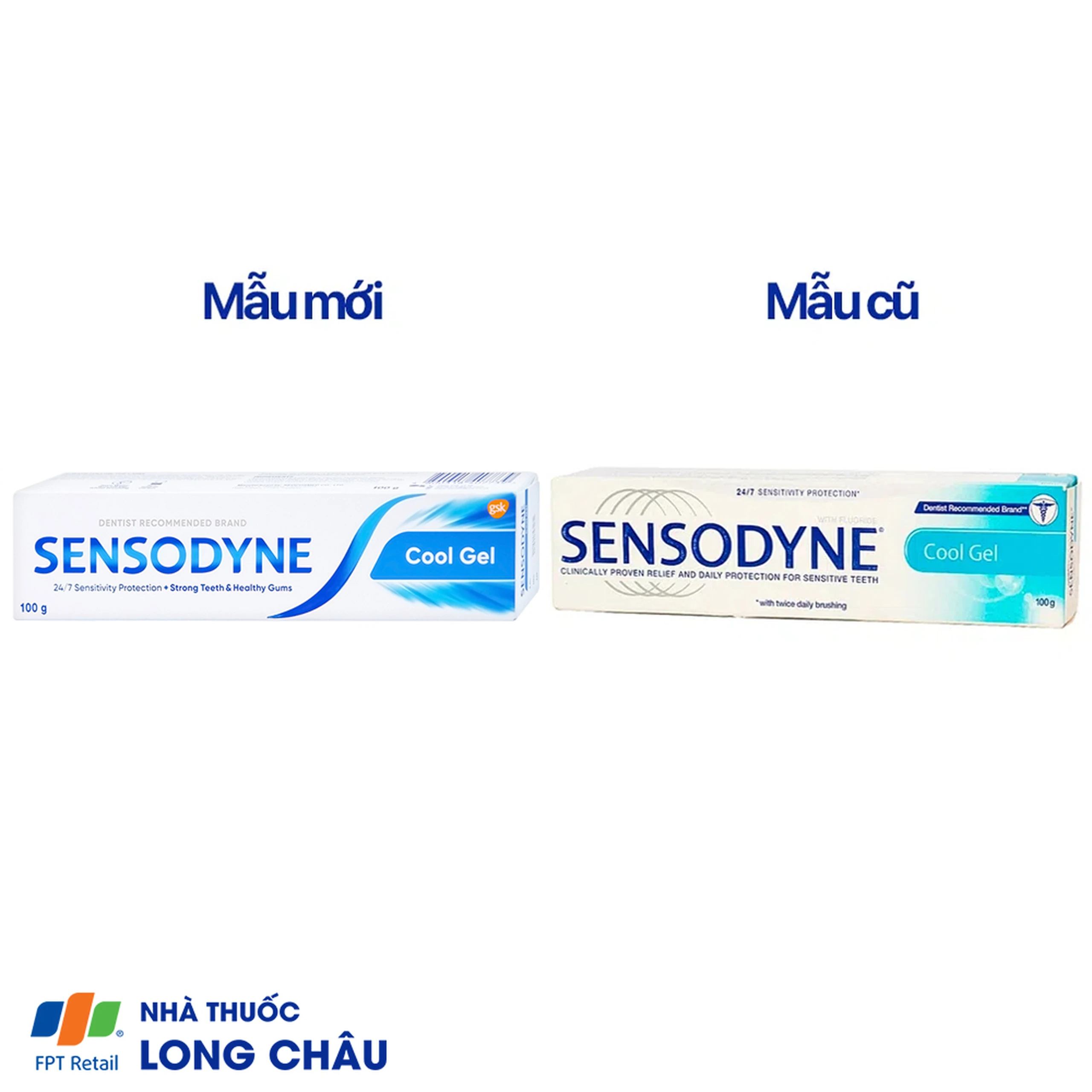 Kem đánh răng Sensodyne Cool Gel mát lạnh, bảo vệ răng ê buốt mỗi ngày (100g)