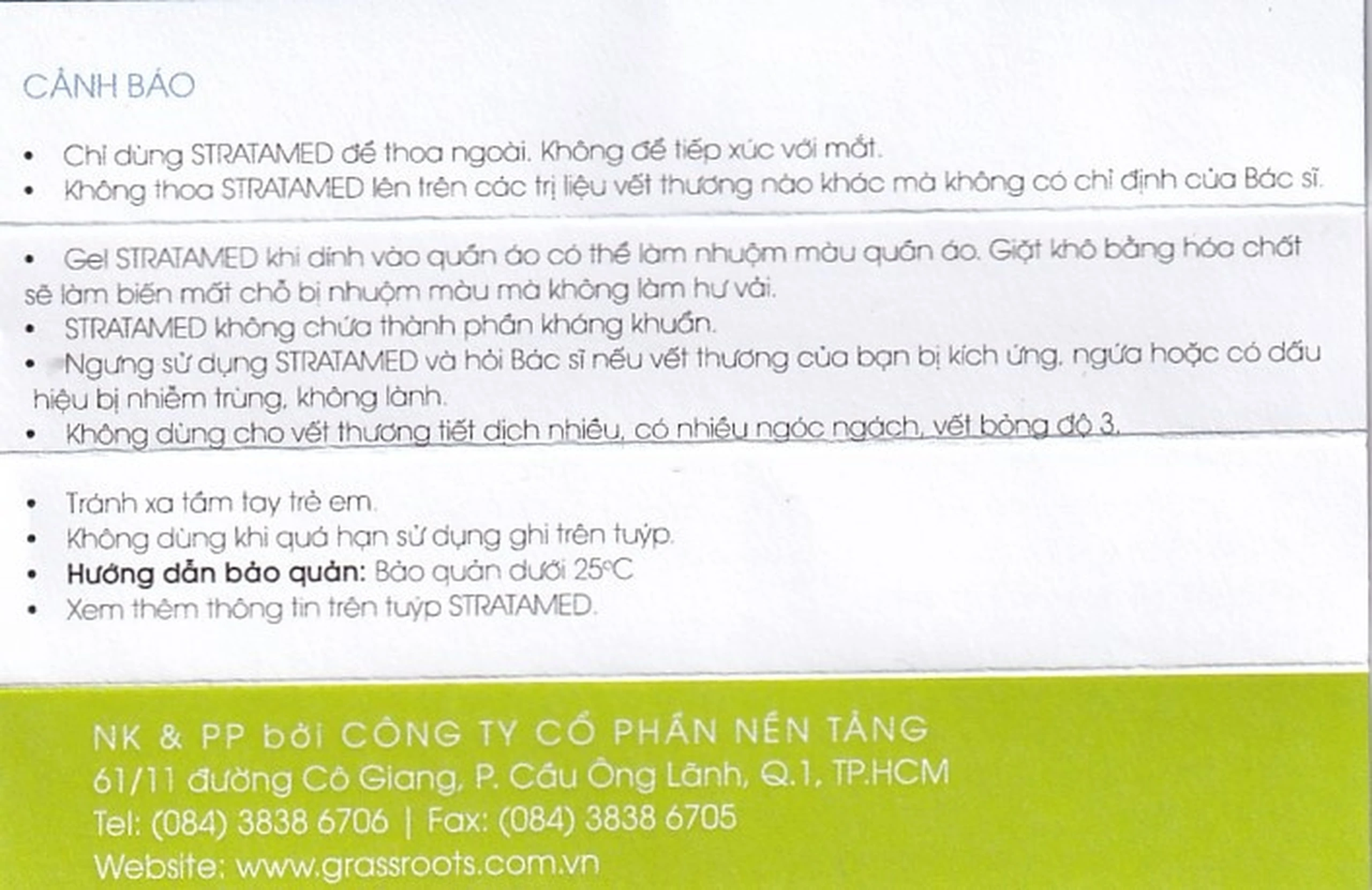 Kem bôi vết thương hở, vết bỏng, ngừa sẹo Stratamed 5g