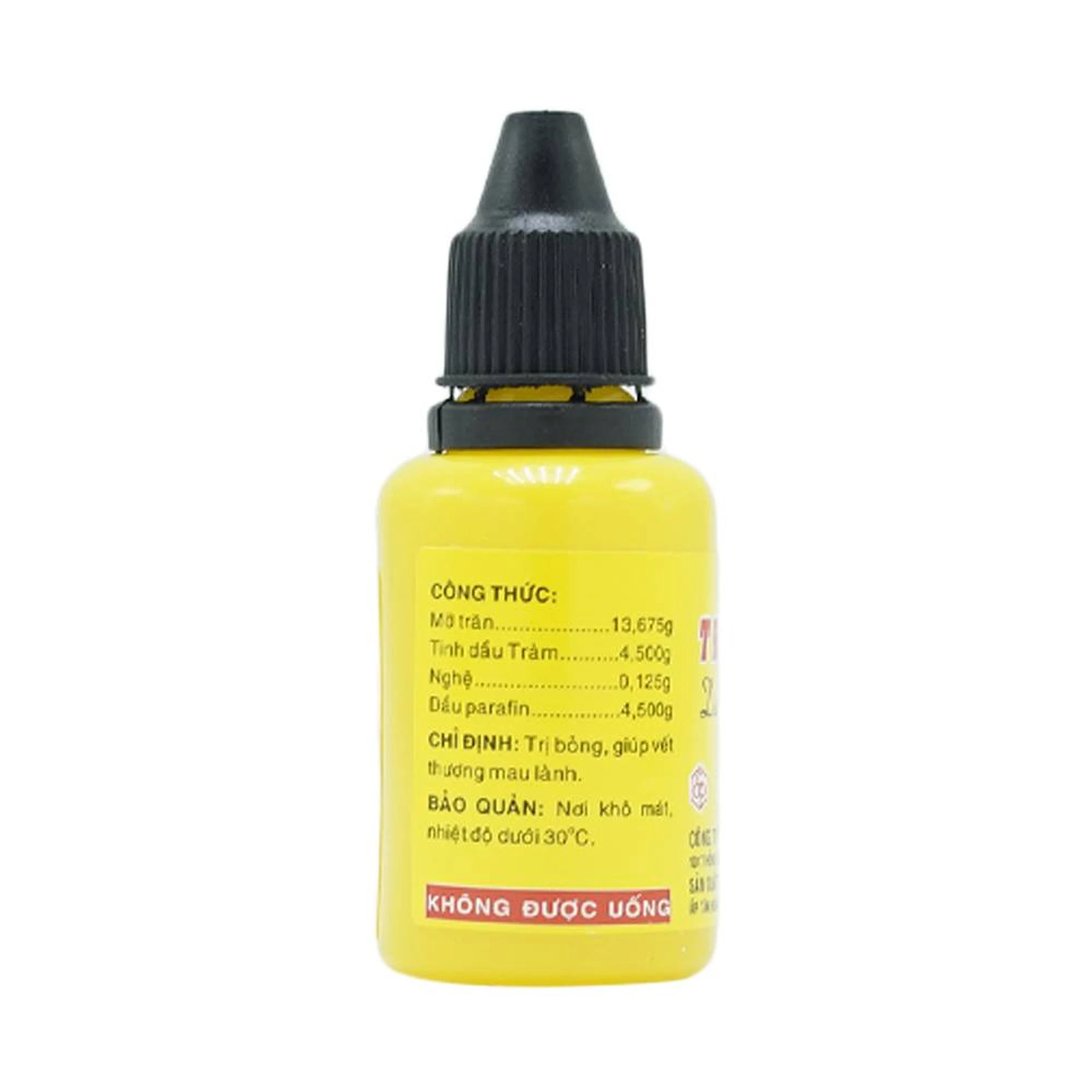 Dầu trị bỏng Trancumin OPC giúp vết thương mau lành (25ml) 