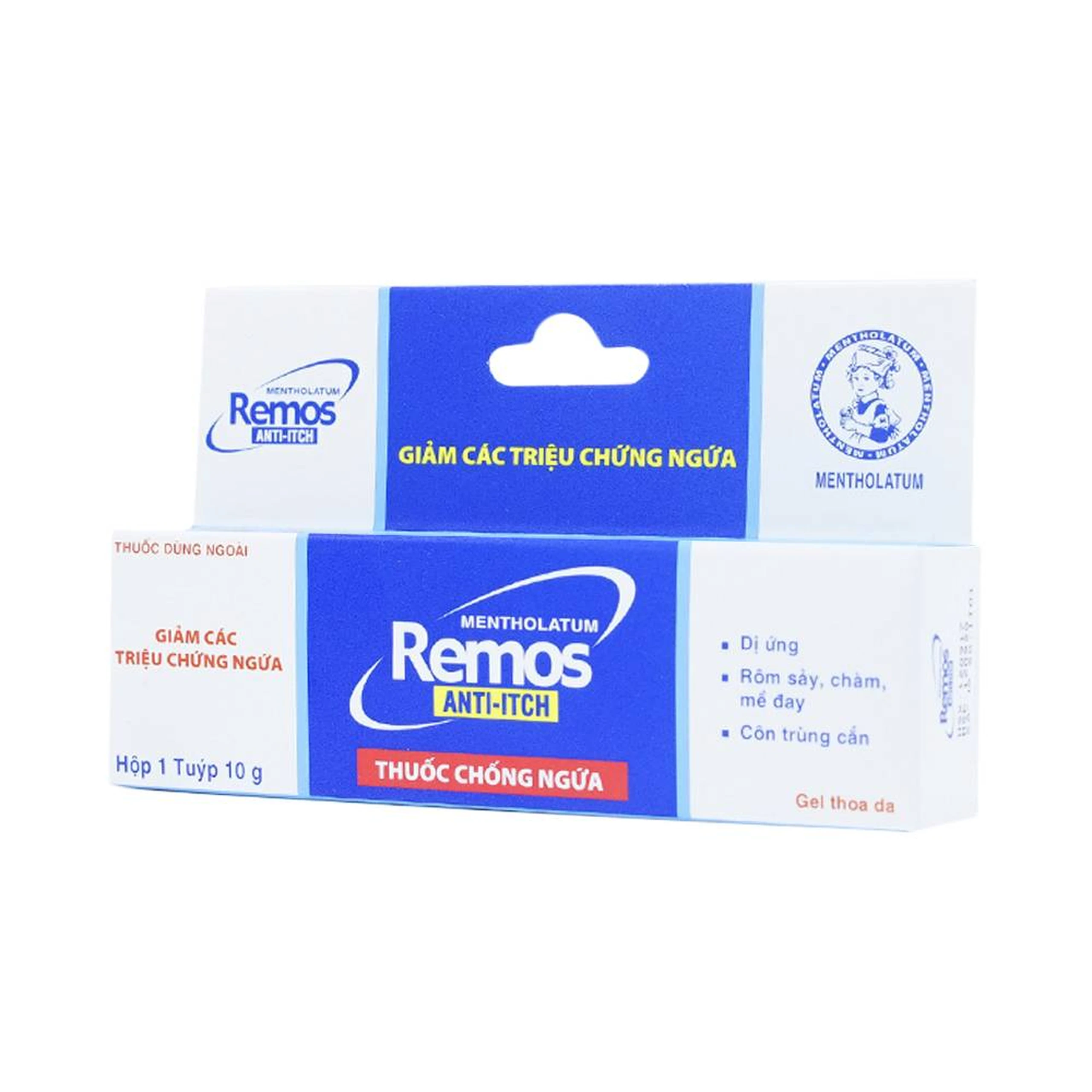 Gel thoa da Remos Anti-Itch giảm các triệu chứng ngứa (10g)