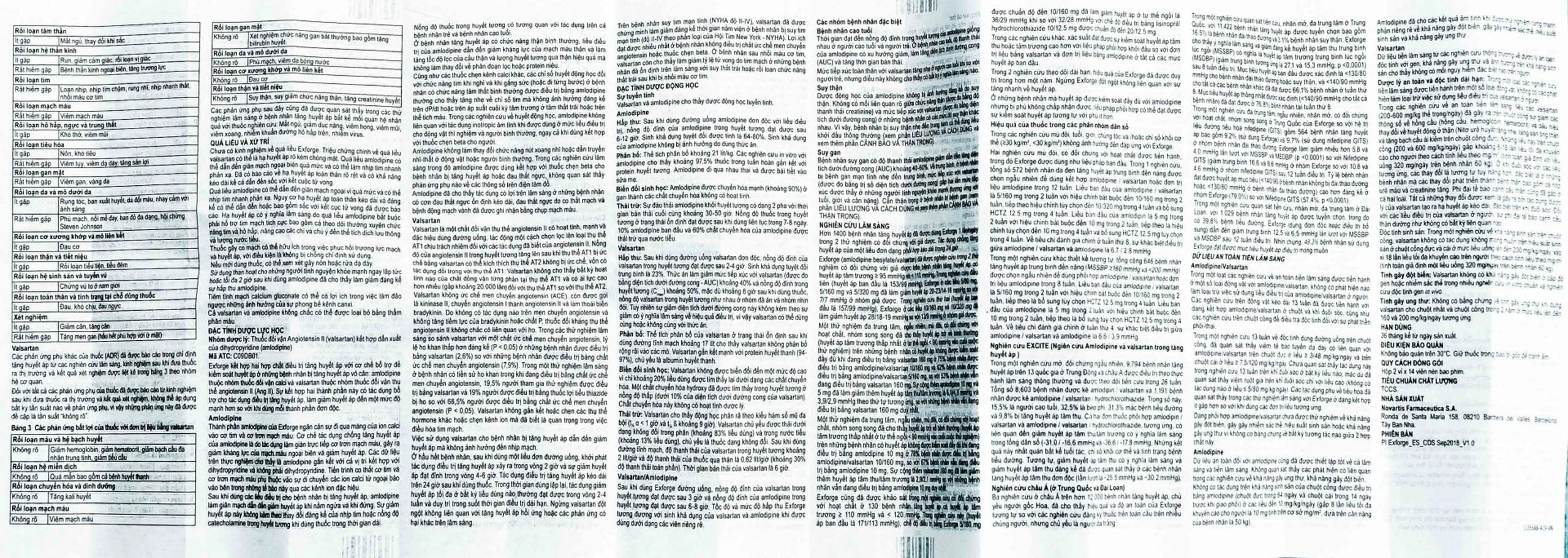 Thuốc Exforge HCT 10mg/160mg/12.5mg Novartis điều trị tăng huyết áp vô căn (4 vỉ x 7 viên)