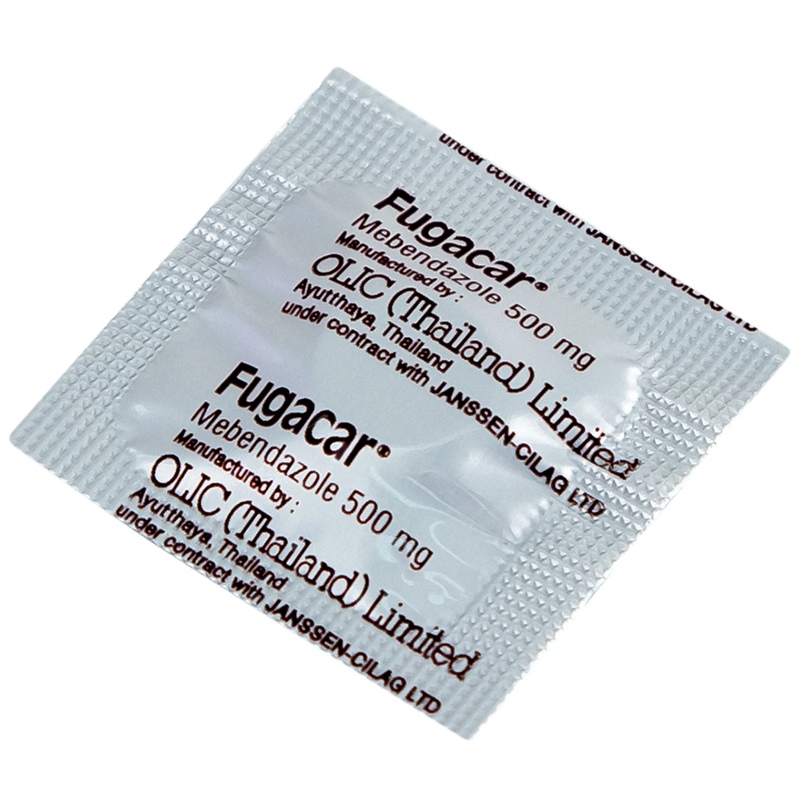 Thuốc Fugacar Janssen hương socola điều trị nhiễm một hay nhiều loại giun đường ruột (1 viên)