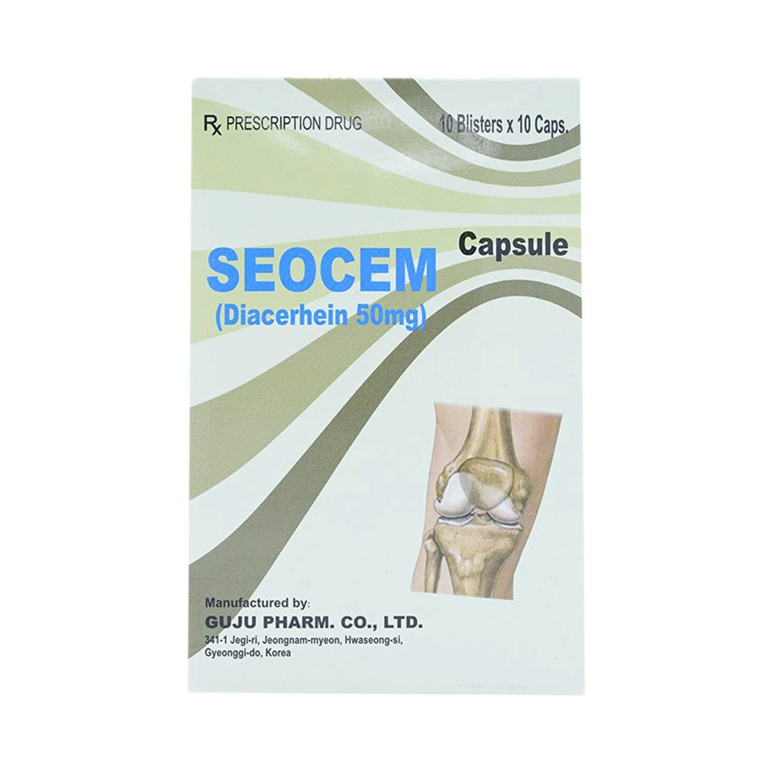 Thuốc Seocem Capsule Guju Pharma điều trị triệu chứng viêm xương khớp (10 vỉ x 10 viên)
