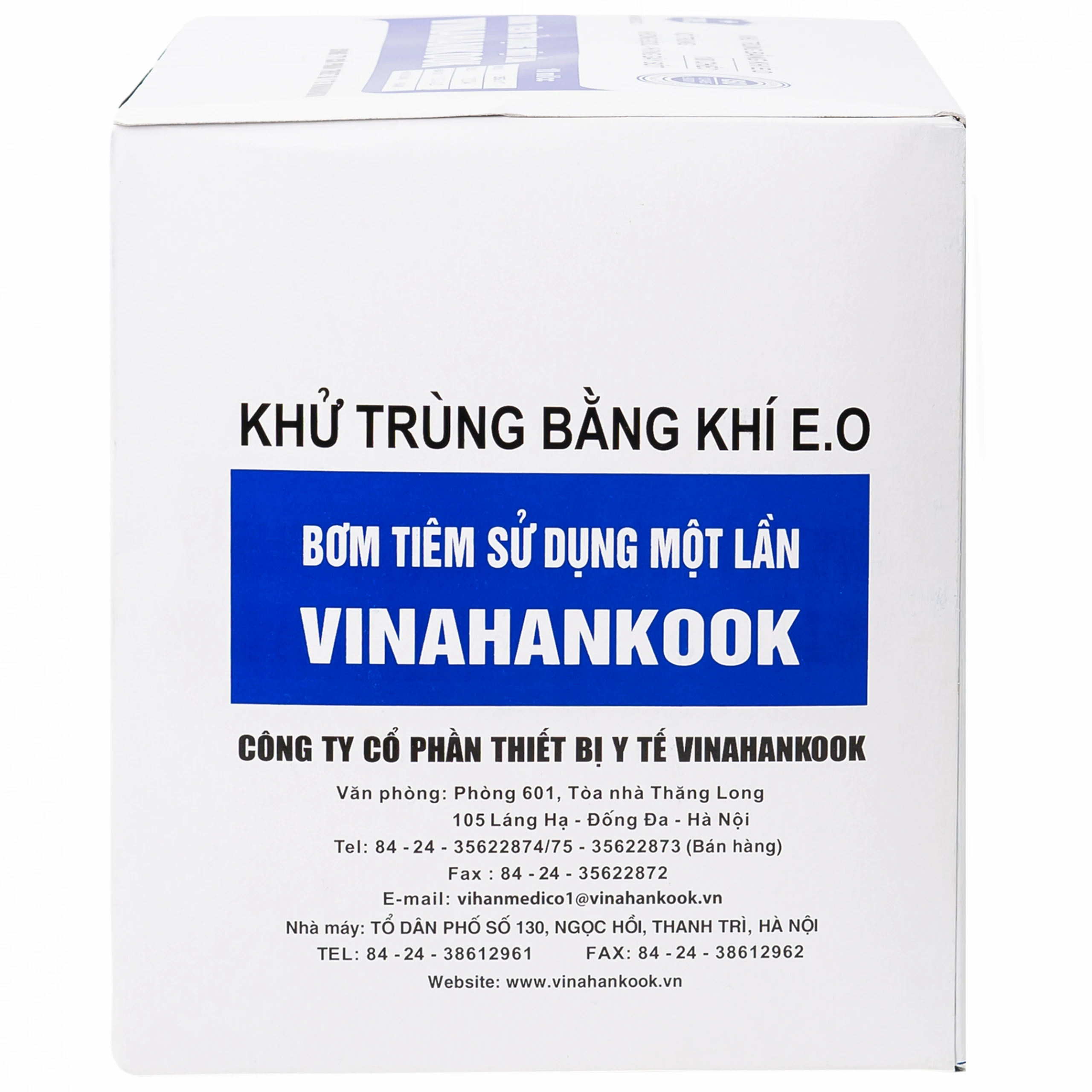 Bơm tiêm 10ml/cc 25G Vinahankook dùng một lần (100 cái)