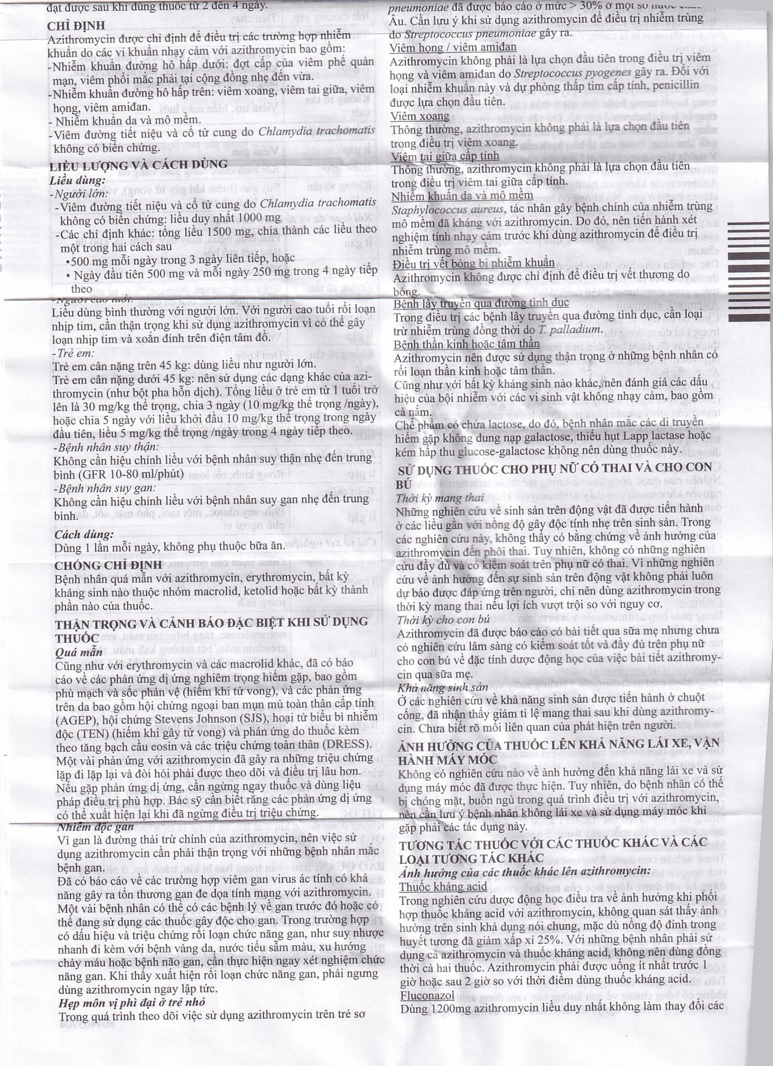 Thuốc Garosi Bluepharma điều trị nhiễm khuẩn (1 vỉ x 3 viên)