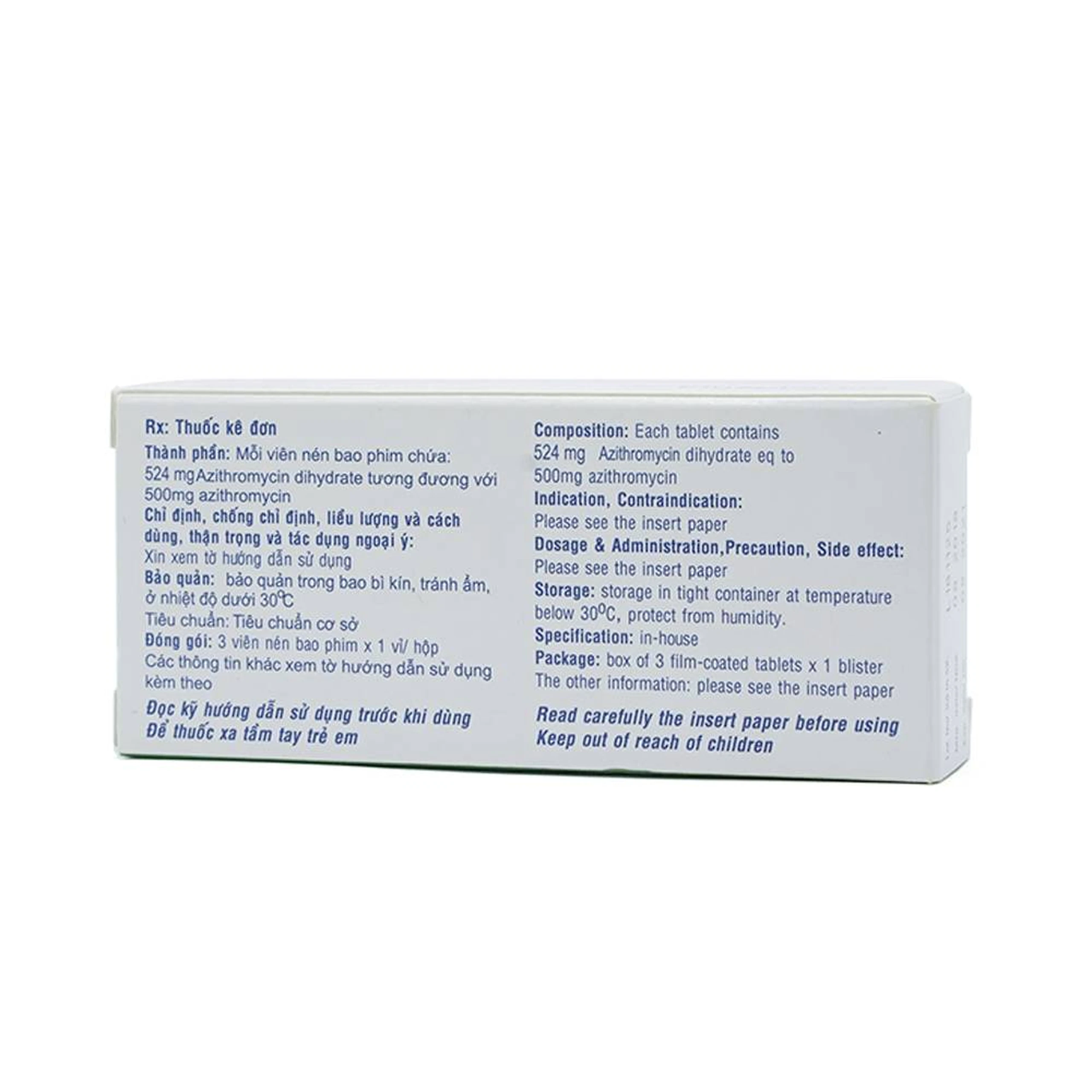 Thuốc Garosi Bluepharma điều trị nhiễm khuẩn (1 vỉ x 3 viên)