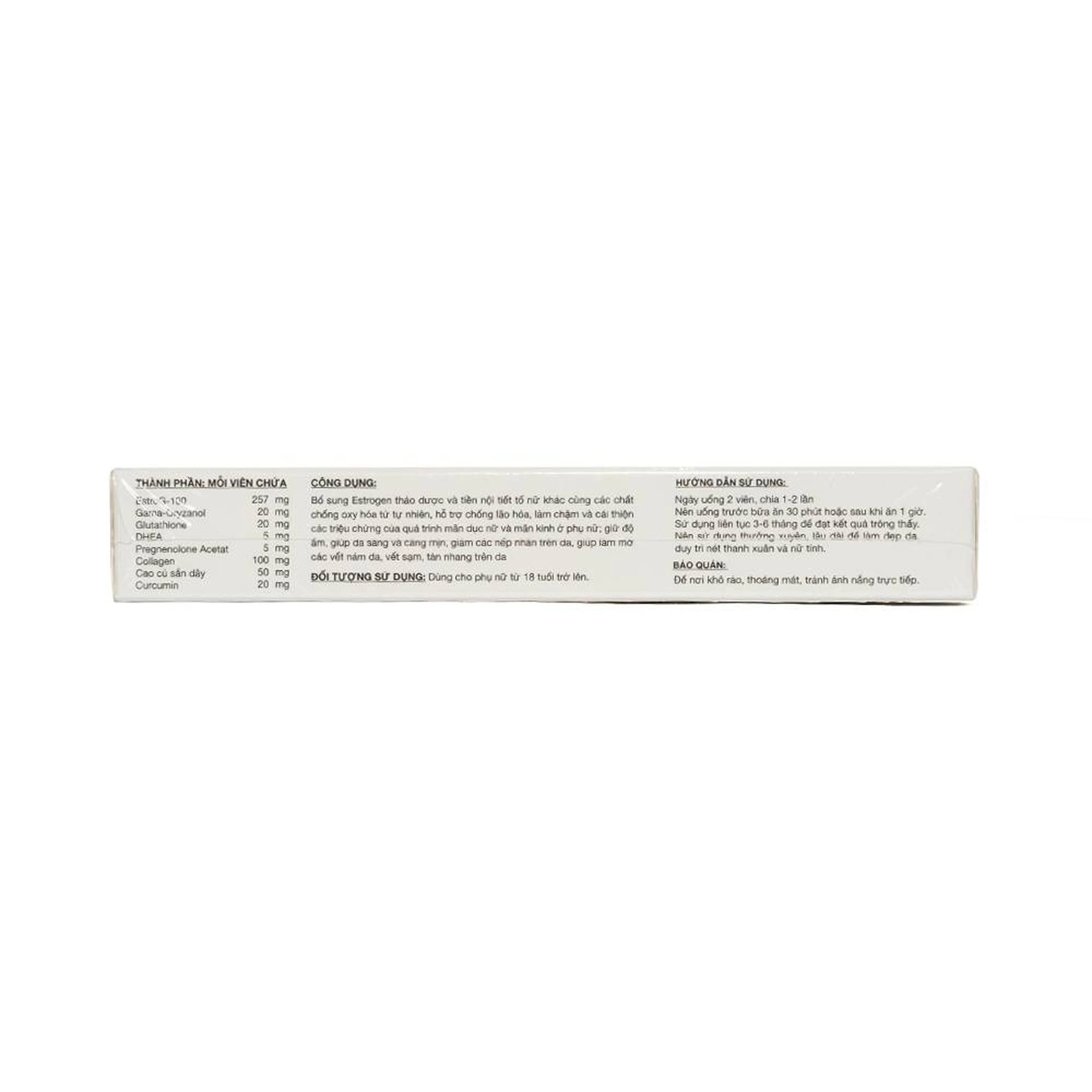 Thực phẩm bảo vệ sức khỏe Kiều Xuân hỗ trợ tăng cường nội tiết tố nữ (2 vỉ x 10 viên) 6