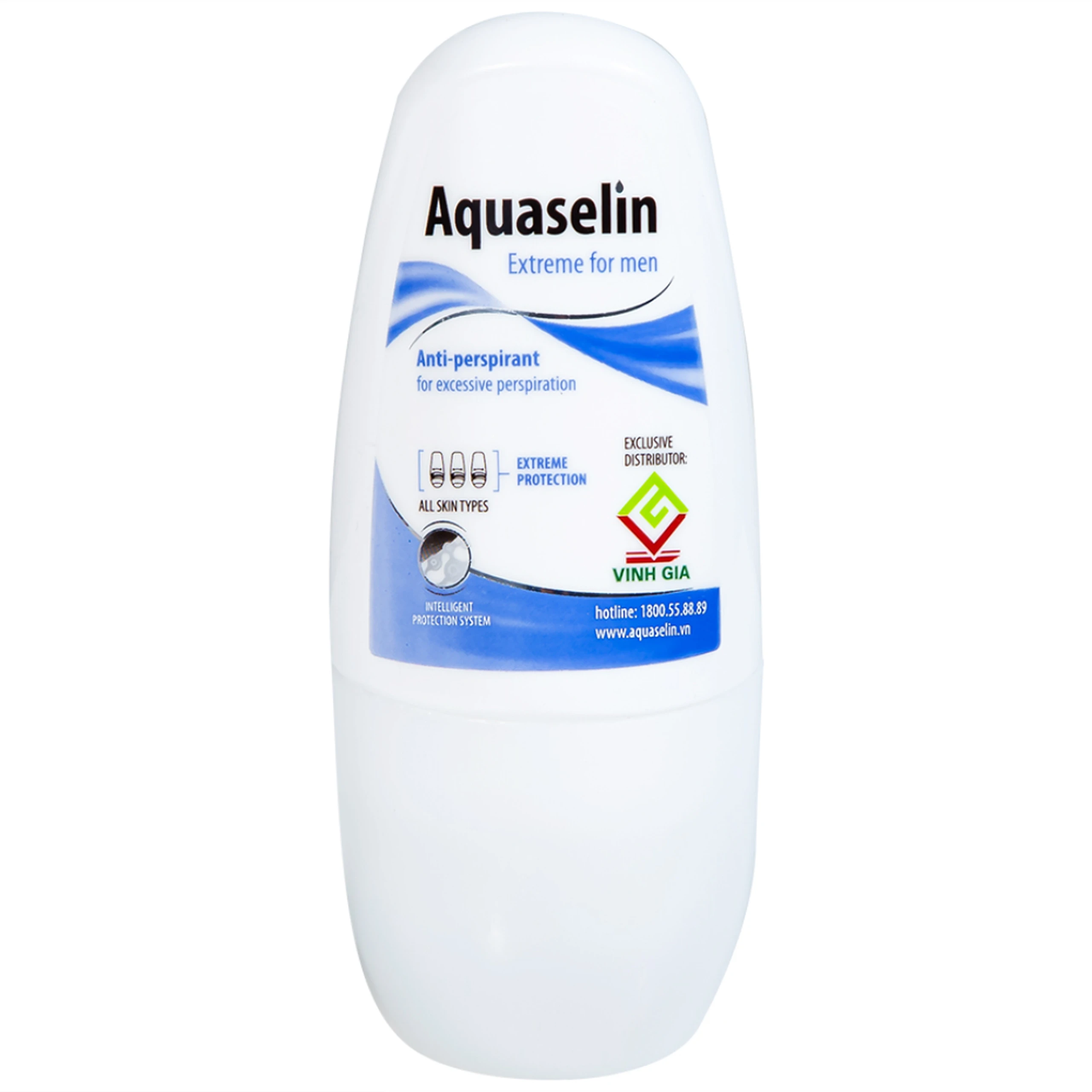 Lăn khử mùi Aquaselin Extreme for Men giúp khử mùi cơ thể dành cho nam (50ml)